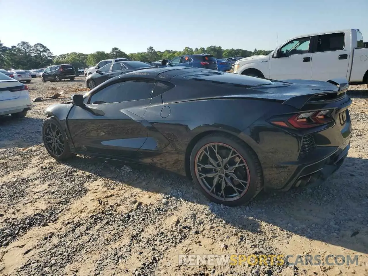 2 Photograph of a damaged car 1G1YB2D43R5124794 CHEVROLET CORVETTE 2024