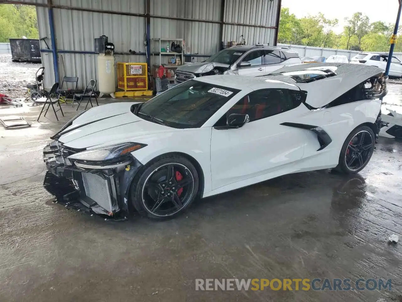 1 Photograph of a damaged car 1G1YB2D48R5101625 CHEVROLET CORVETTE 2024