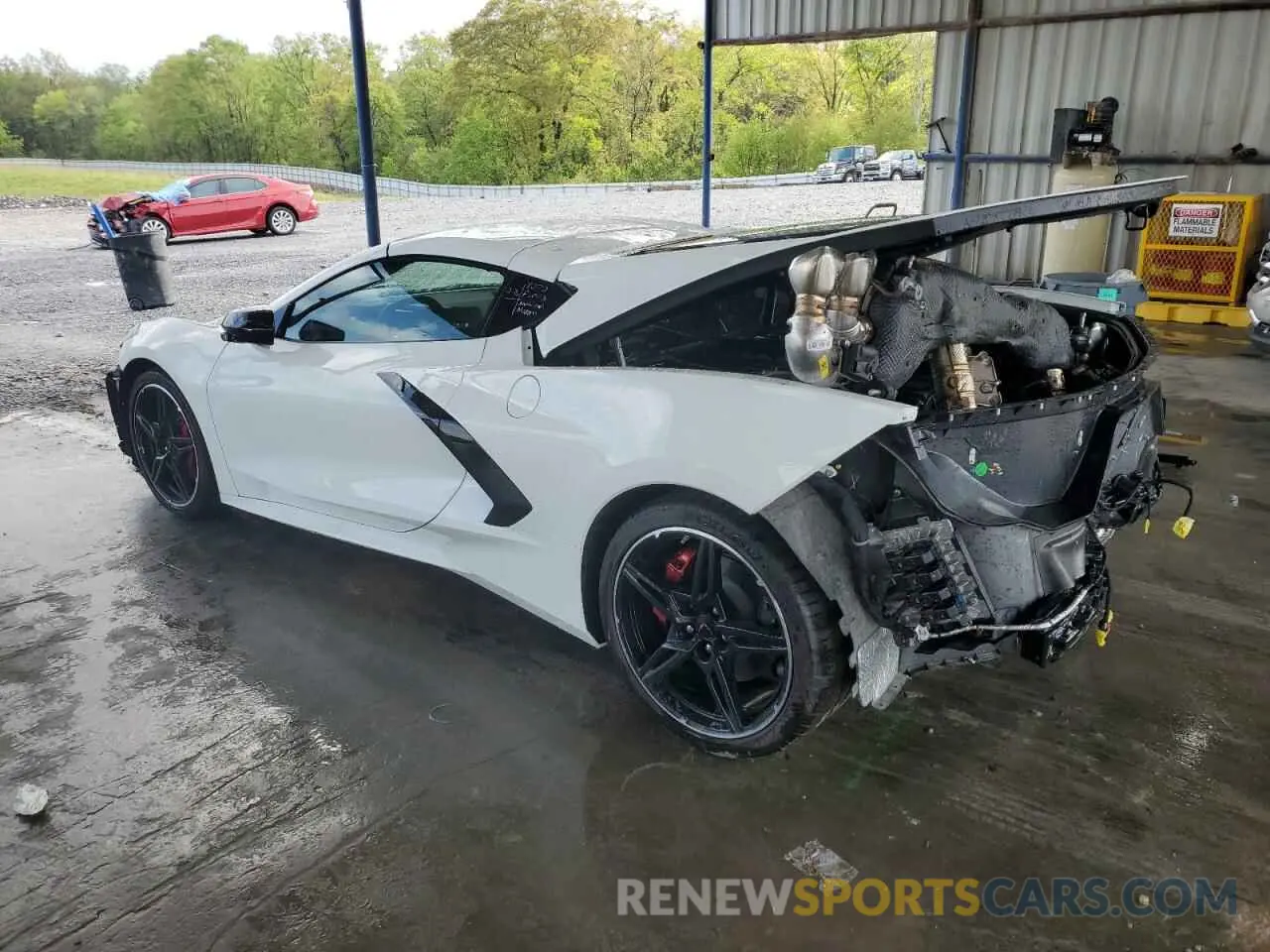 2 Photograph of a damaged car 1G1YB2D48R5101625 CHEVROLET CORVETTE 2024
