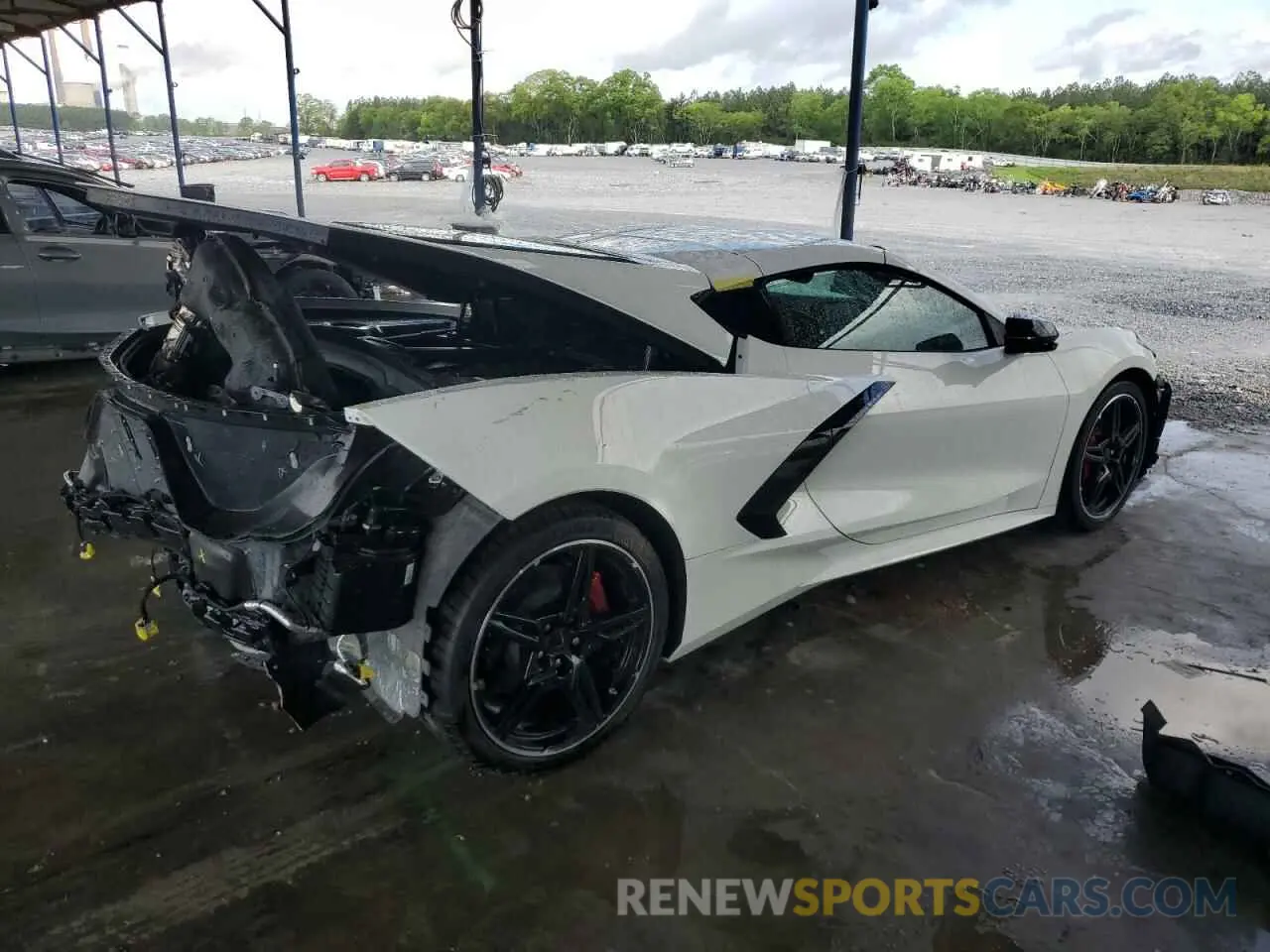 3 Photograph of a damaged car 1G1YB2D48R5101625 CHEVROLET CORVETTE 2024