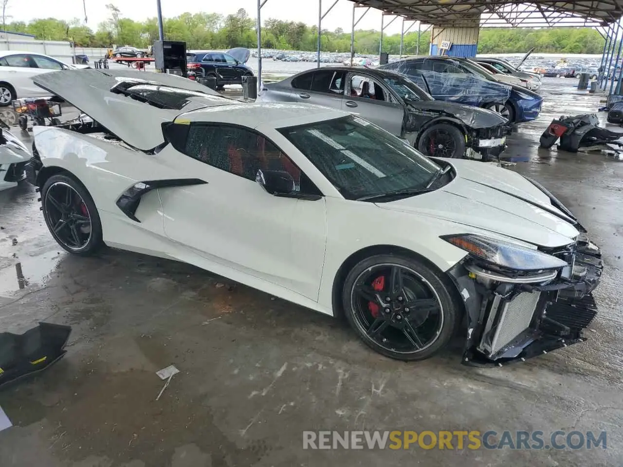4 Photograph of a damaged car 1G1YB2D48R5101625 CHEVROLET CORVETTE 2024