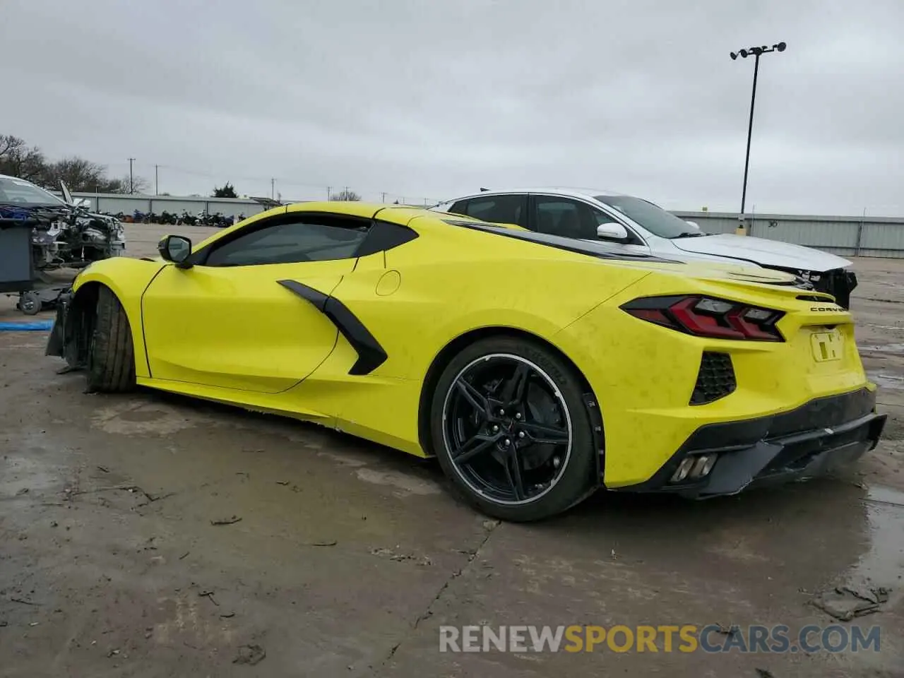 2 Photograph of a damaged car 1G1YB2D48R5108980 CHEVROLET CORVETTE 2024