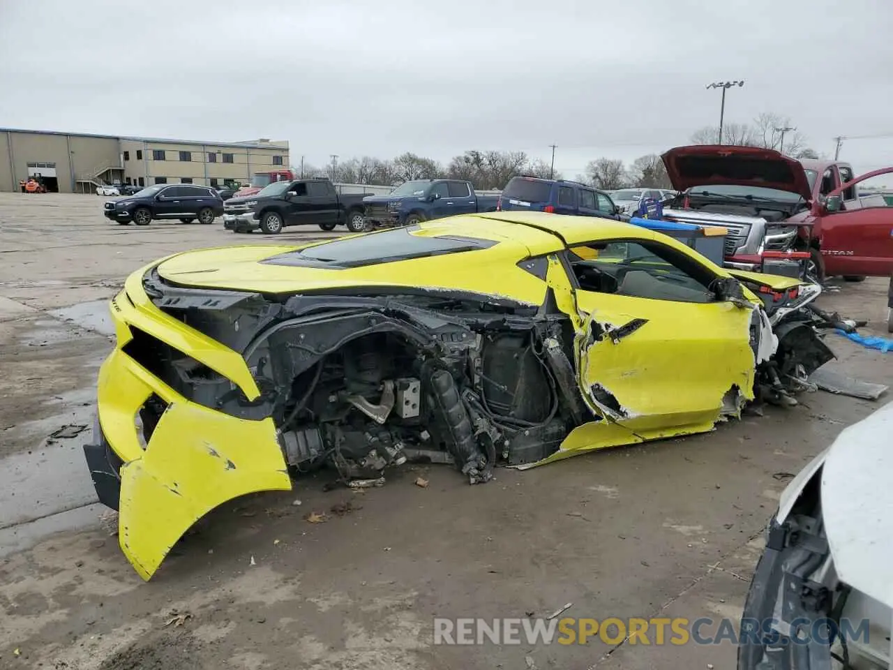 3 Photograph of a damaged car 1G1YB2D48R5108980 CHEVROLET CORVETTE 2024