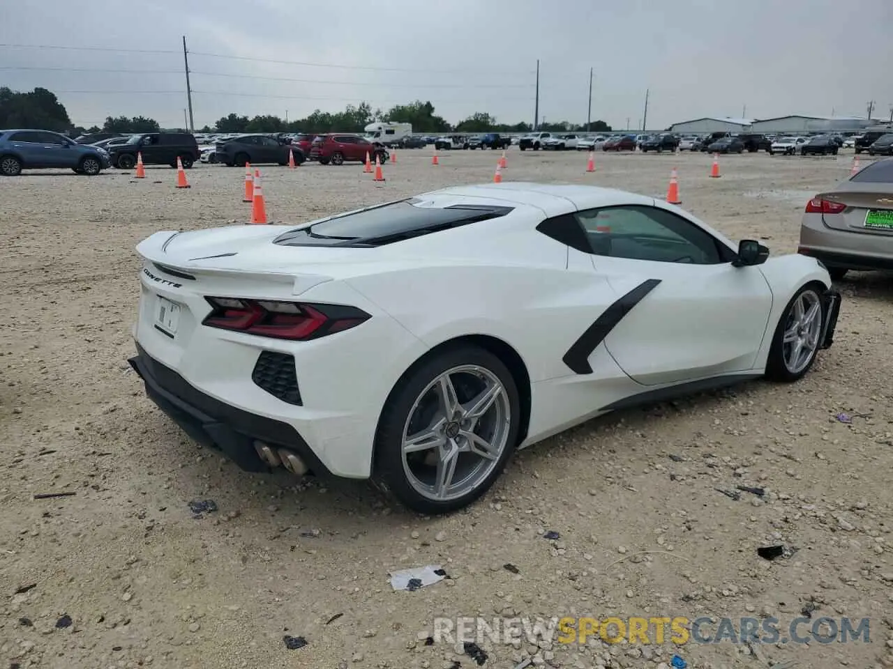 3 Photograph of a damaged car 1G1YB2D49R5102749 CHEVROLET CORVETTE 2024