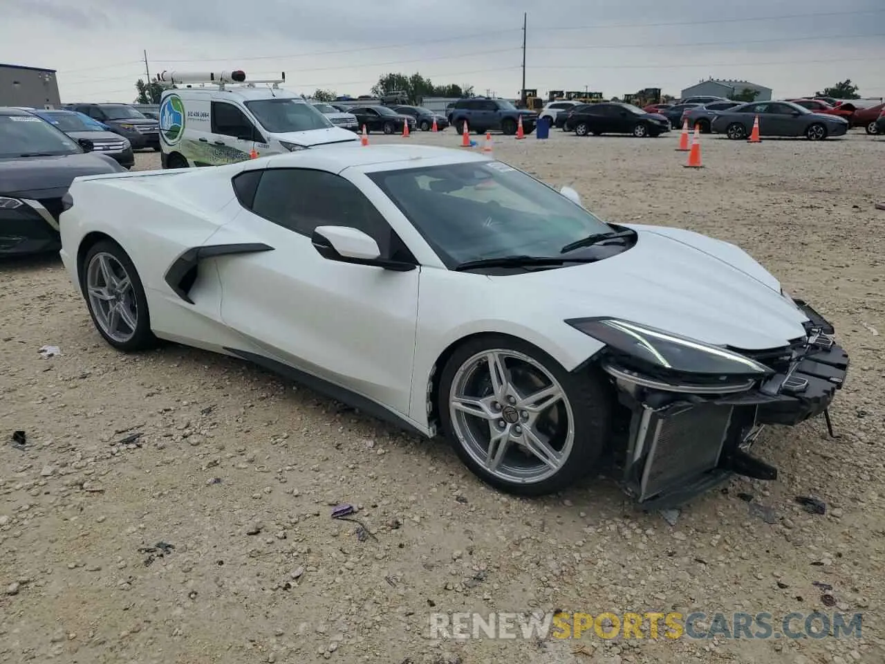 4 Photograph of a damaged car 1G1YB2D49R5102749 CHEVROLET CORVETTE 2024