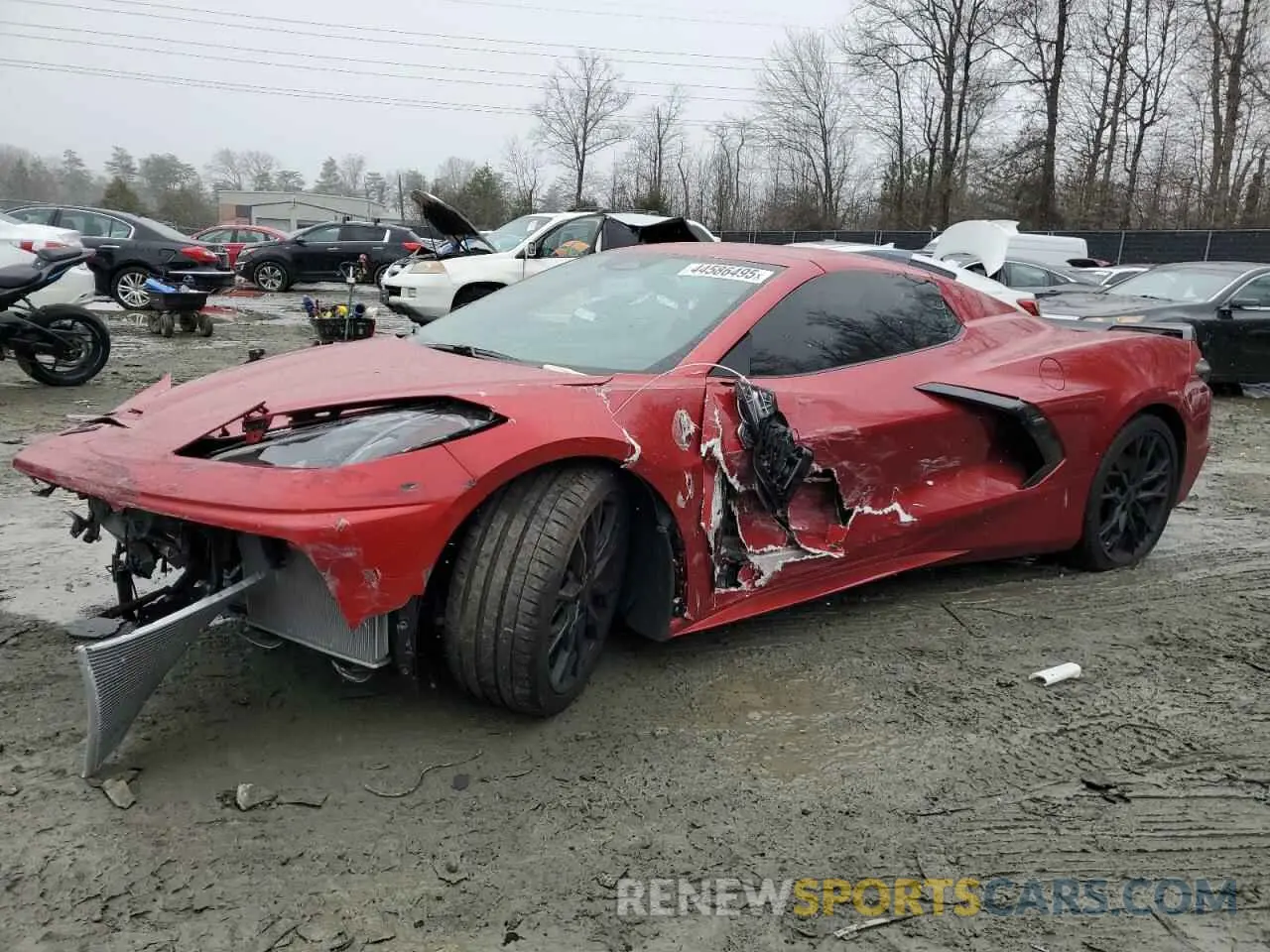 1 Photograph of a damaged car 1G1YB3D41R5123651 CHEVROLET CORVETTE 2024