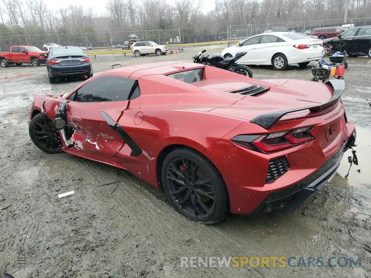 2 Photograph of a damaged car 1G1YB3D41R5123651 CHEVROLET CORVETTE 2024