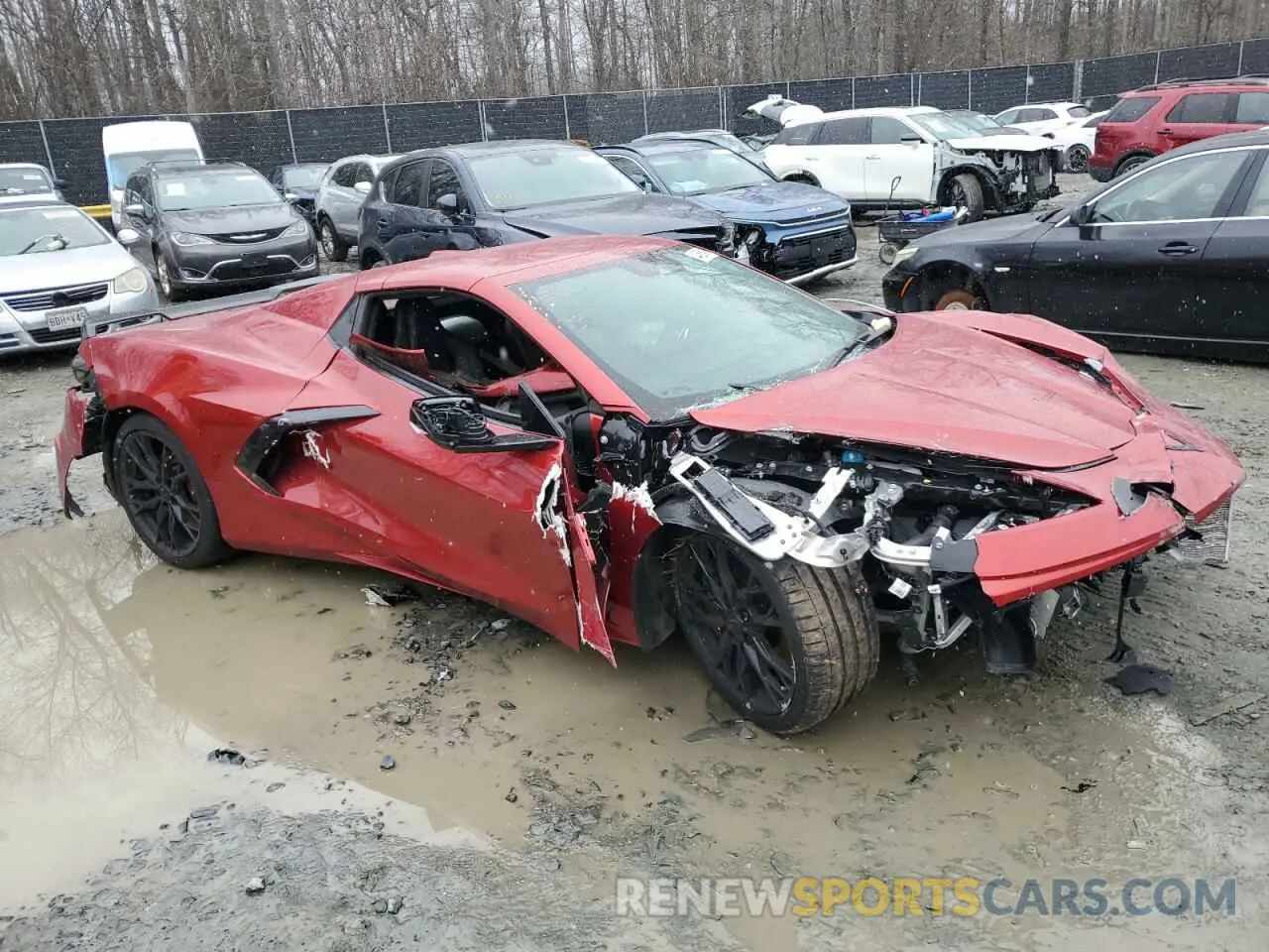 4 Photograph of a damaged car 1G1YB3D41R5123651 CHEVROLET CORVETTE 2024
