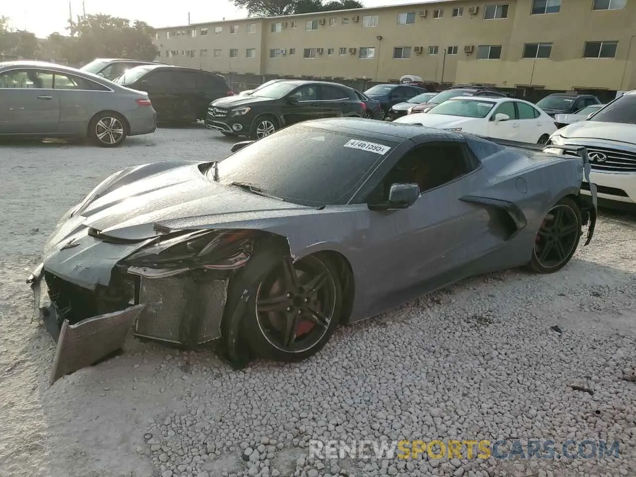 1 Photograph of a damaged car 1G1YB3D49R5122716 CHEVROLET CORVETTE 2024