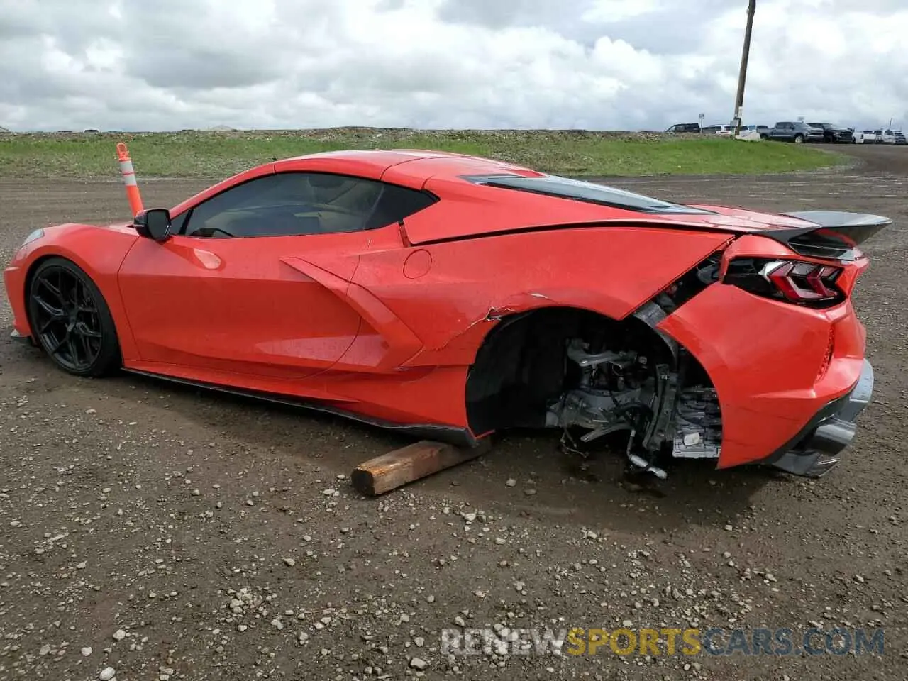 2 Photograph of a damaged car 1G1YC2D44R5104325 CHEVROLET CORVETTE 2024