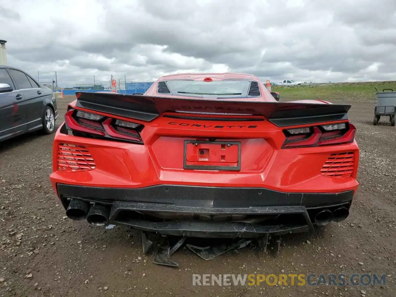 6 Photograph of a damaged car 1G1YC2D44R5104325 CHEVROLET CORVETTE 2024
