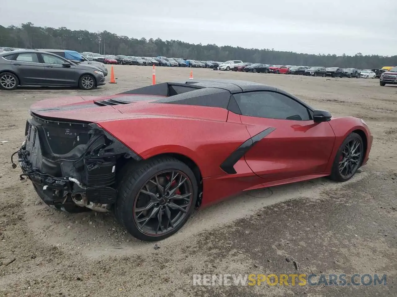 3 Photograph of a damaged car 1G1YC3D42R5103650 CHEVROLET CORVETTE 2024