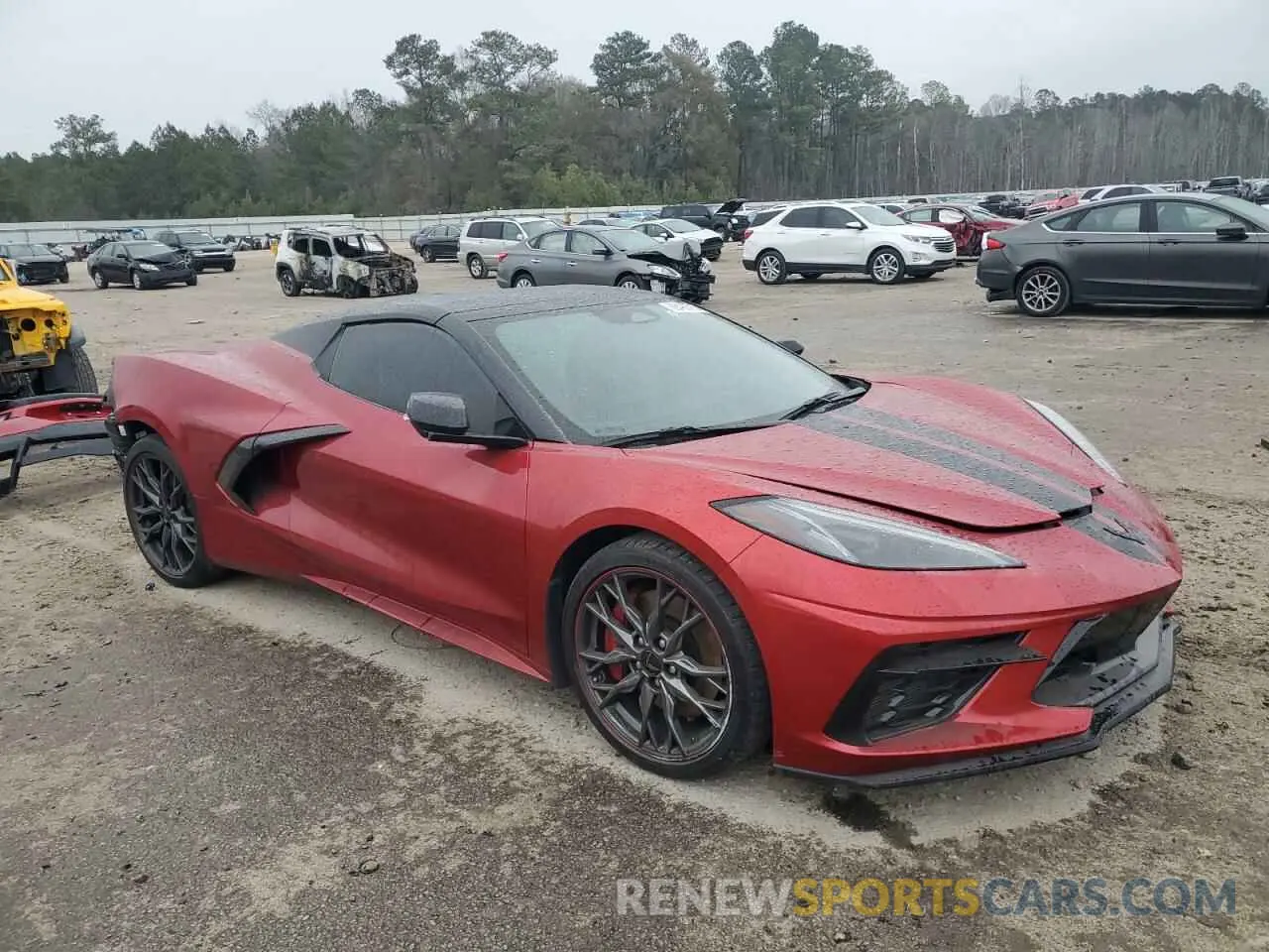 4 Photograph of a damaged car 1G1YC3D42R5103650 CHEVROLET CORVETTE 2024
