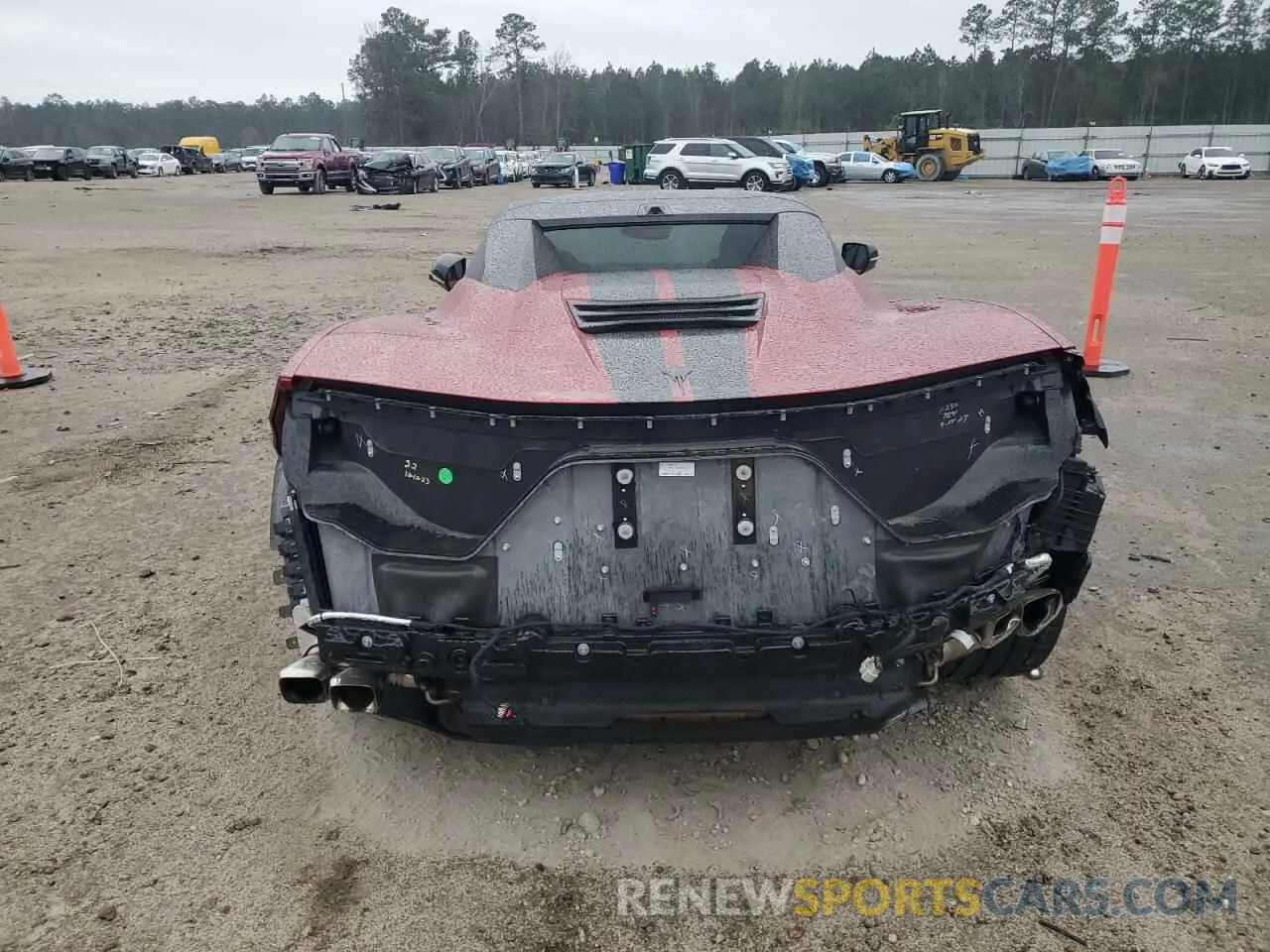 6 Photograph of a damaged car 1G1YC3D42R5103650 CHEVROLET CORVETTE 2024