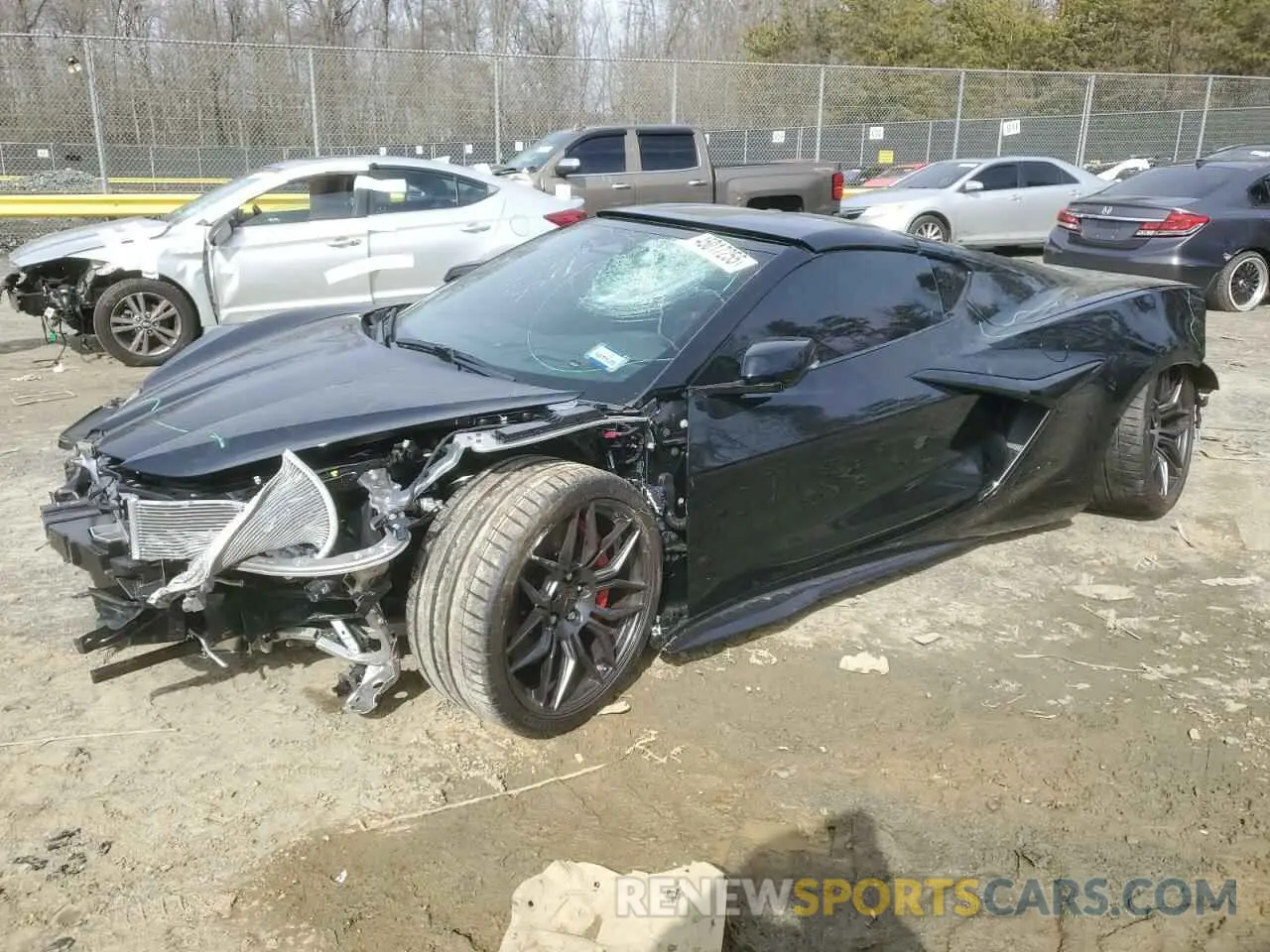 1 Photograph of a damaged car 1G1YD2D31R5610151 CHEVROLET CORVETTE 2024