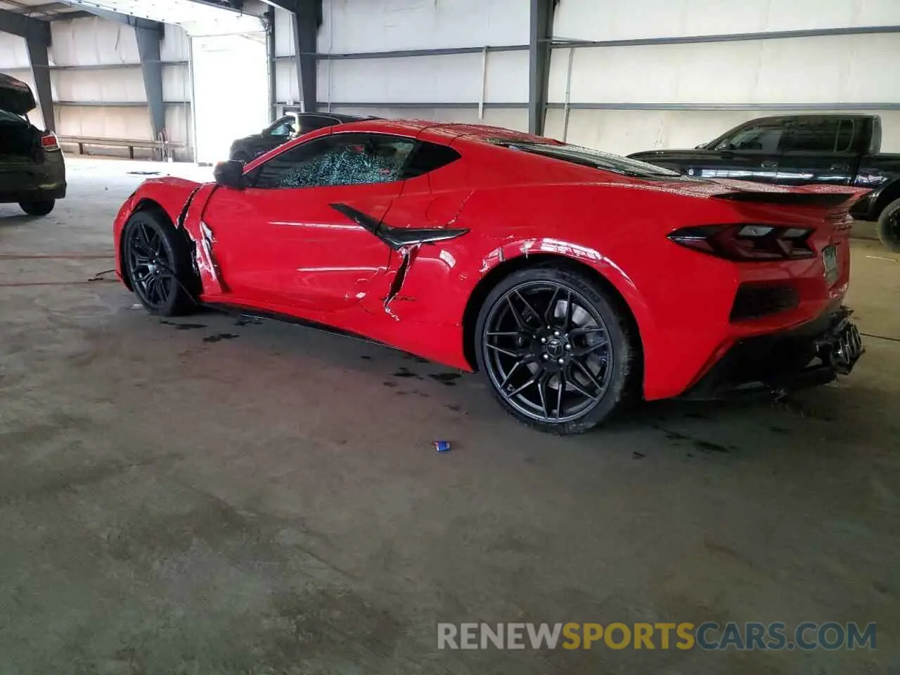 2 Photograph of a damaged car 1G1YD2D35R5608547 CHEVROLET CORVETTE 2024