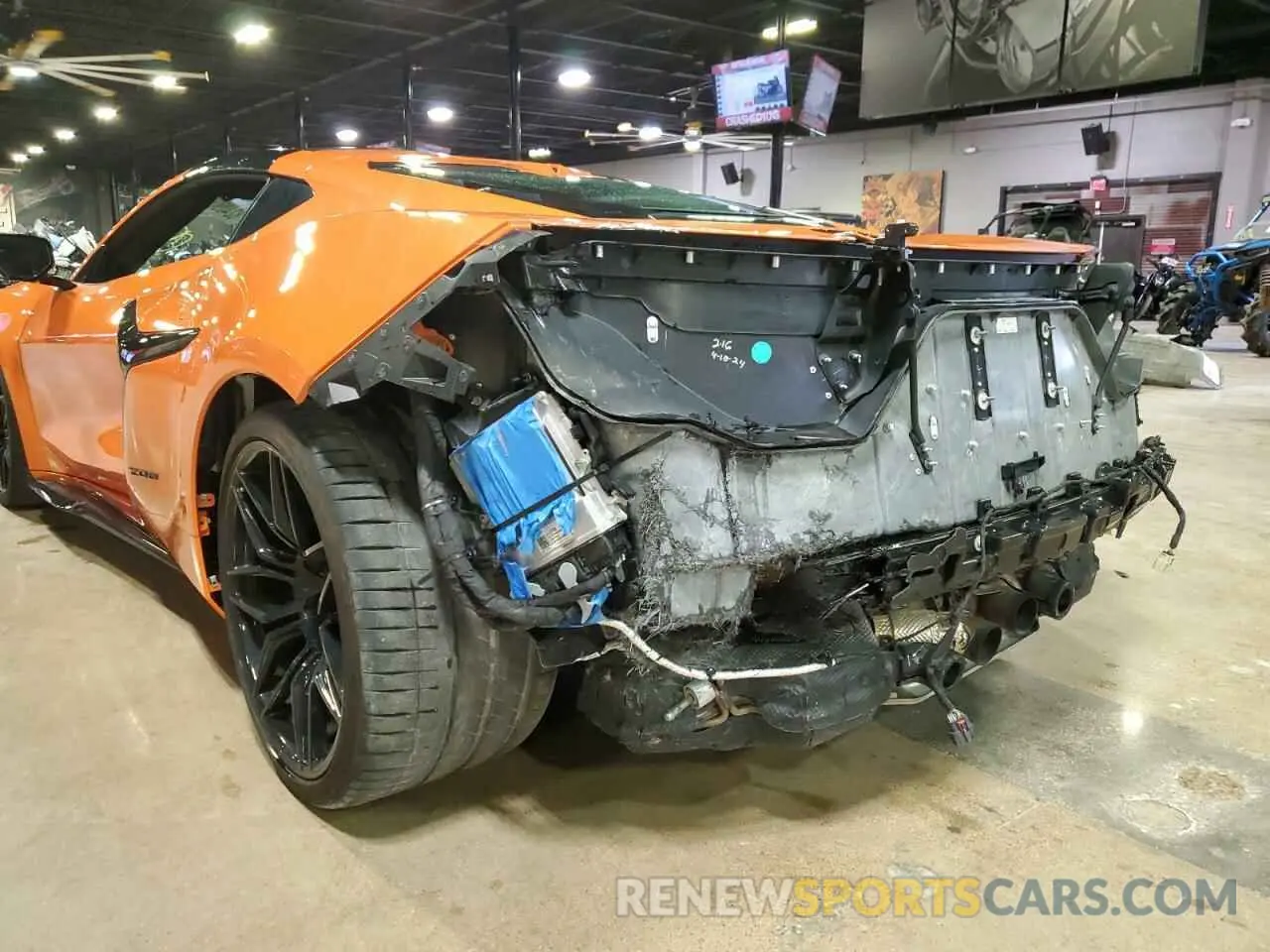 10 Photograph of a damaged car 1G1YE2D39R5605860 CHEVROLET CORVETTE 2024