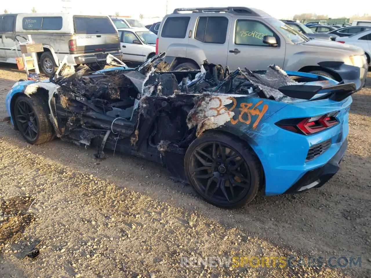 2 Photograph of a damaged car 1G1YF2D39R5608710 CHEVROLET CORVETTE 2024