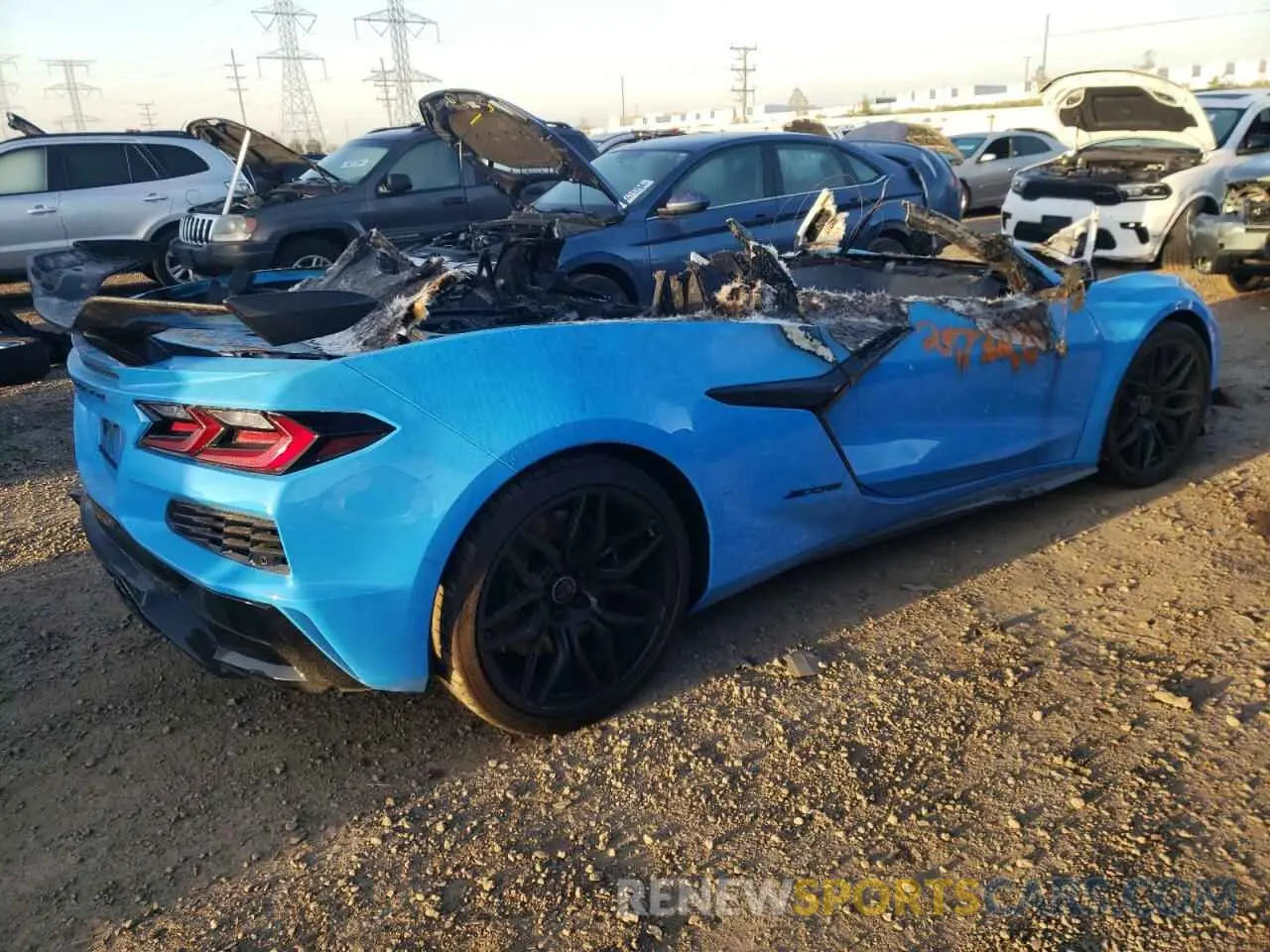 3 Photograph of a damaged car 1G1YF2D39R5608710 CHEVROLET CORVETTE 2024