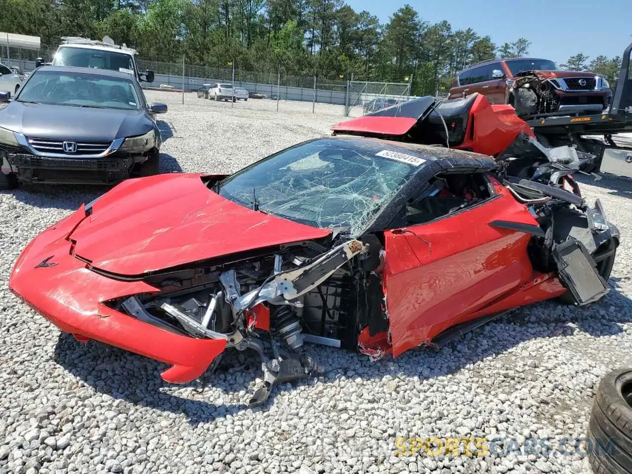1 Photograph of a damaged car 1G1YF3D36R5609948 CHEVROLET CORVETTE 2024