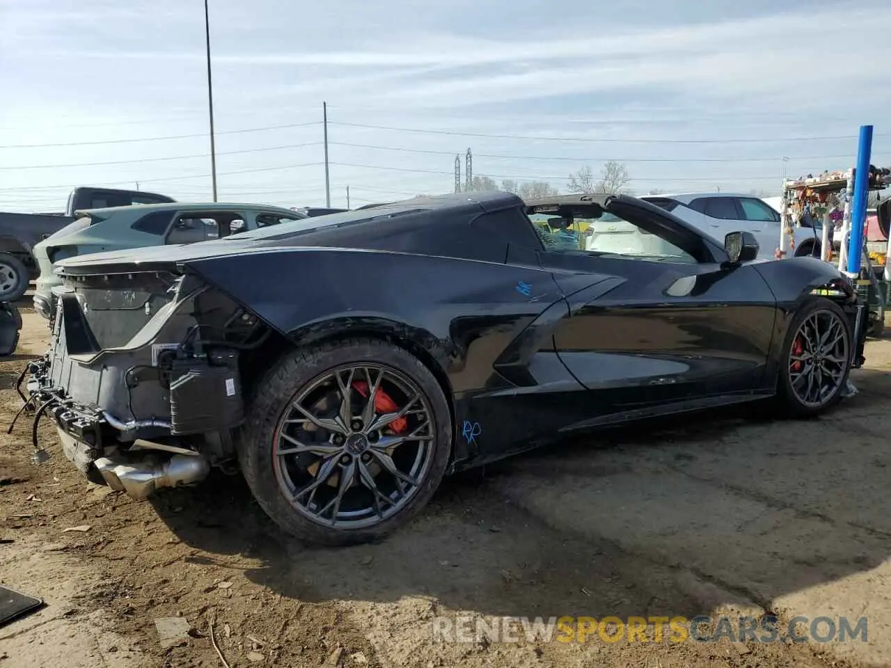 3 Photograph of a damaged car 1G1YA2D49S5108611 CHEVROLET CORVETTE 2025