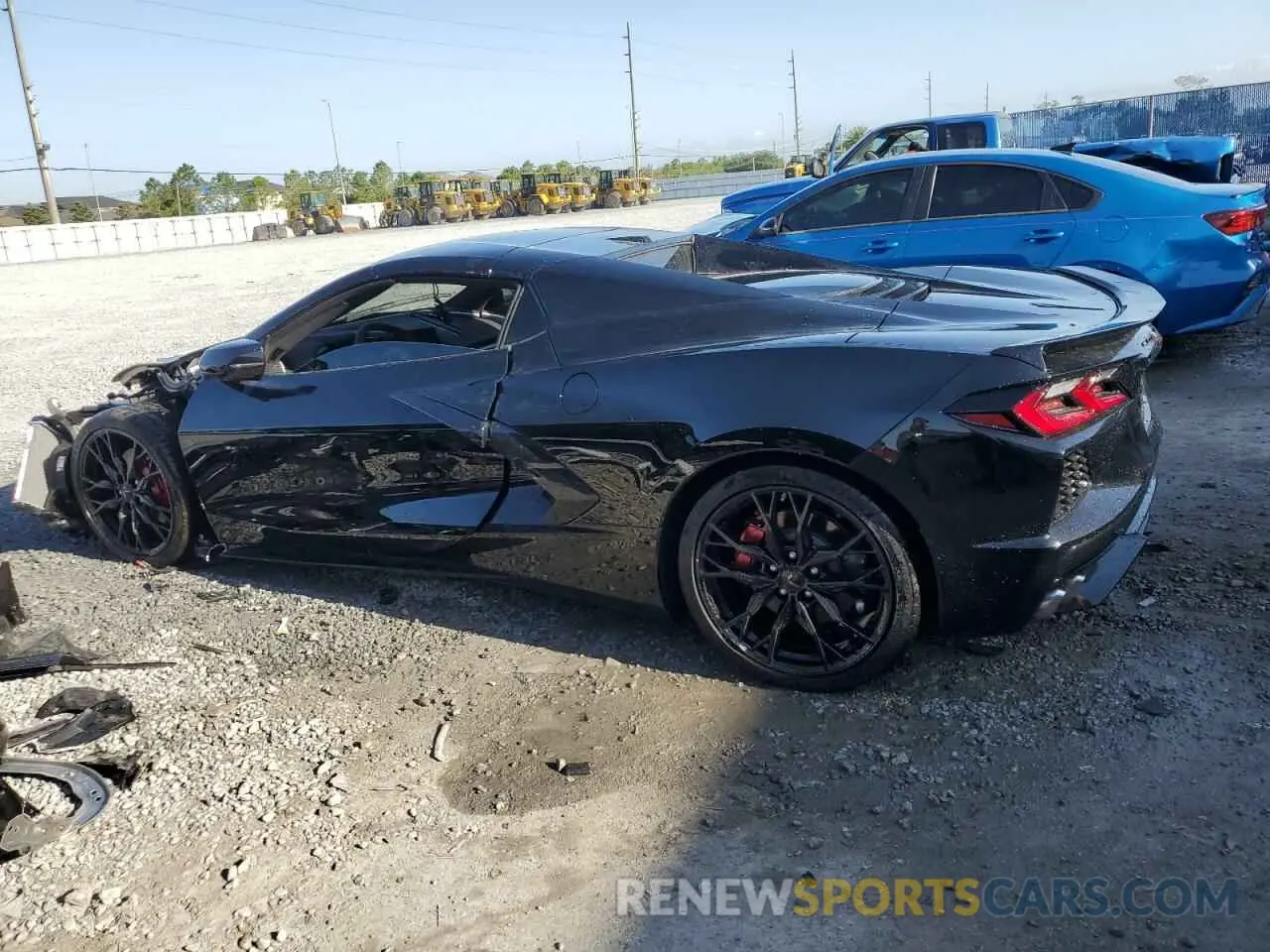 2 Photograph of a damaged car 1G1YB3D48S5101796 CHEVROLET CORVETTE 2025