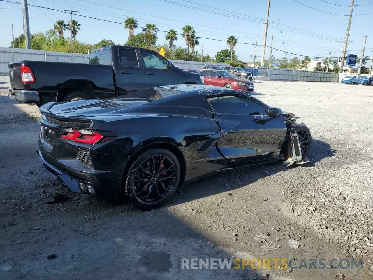 3 Photograph of a damaged car 1G1YB3D48S5101796 CHEVROLET CORVETTE 2025