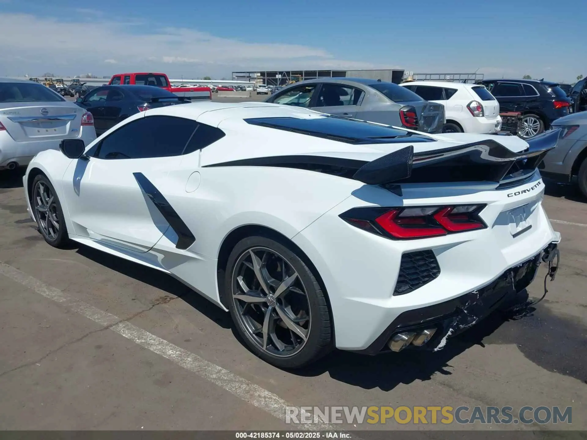 3 Photograph of a damaged car 1G1Y72D43L5111441 CHEVROLET CORVETTE STINGRAY 2020