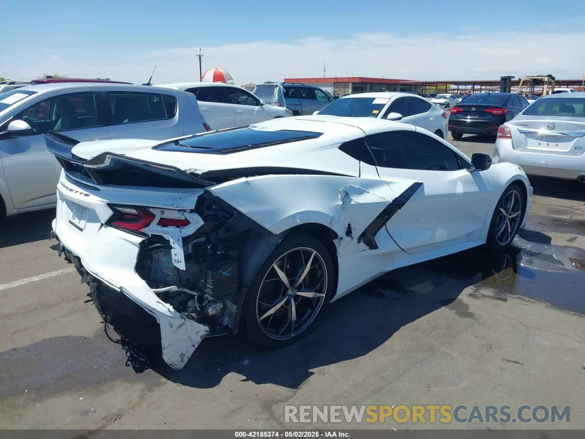 4 Photograph of a damaged car 1G1Y72D43L5111441 CHEVROLET CORVETTE STINGRAY 2020