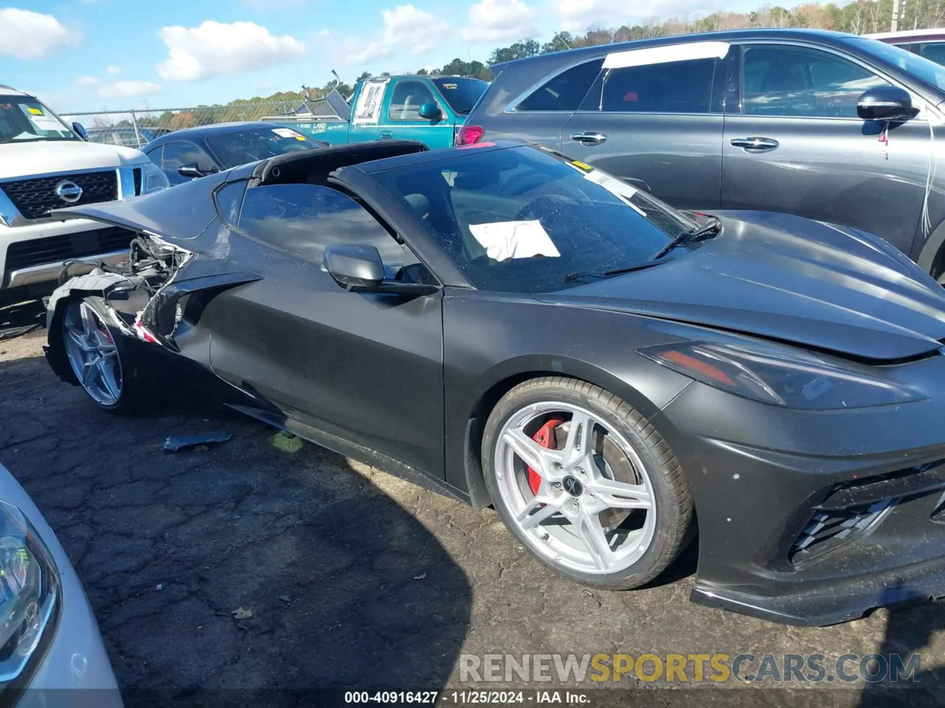 14 Photograph of a damaged car 1G1Y72D45L5115152 CHEVROLET CORVETTE STINGRAY 2020