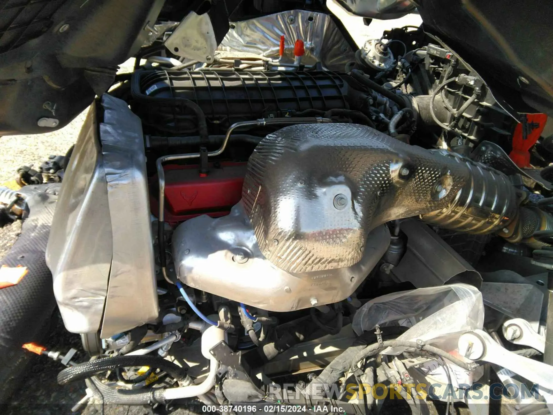 10 Photograph of a damaged car 1G1Y73D48L5118617 CHEVROLET CORVETTE STINGRAY 2020