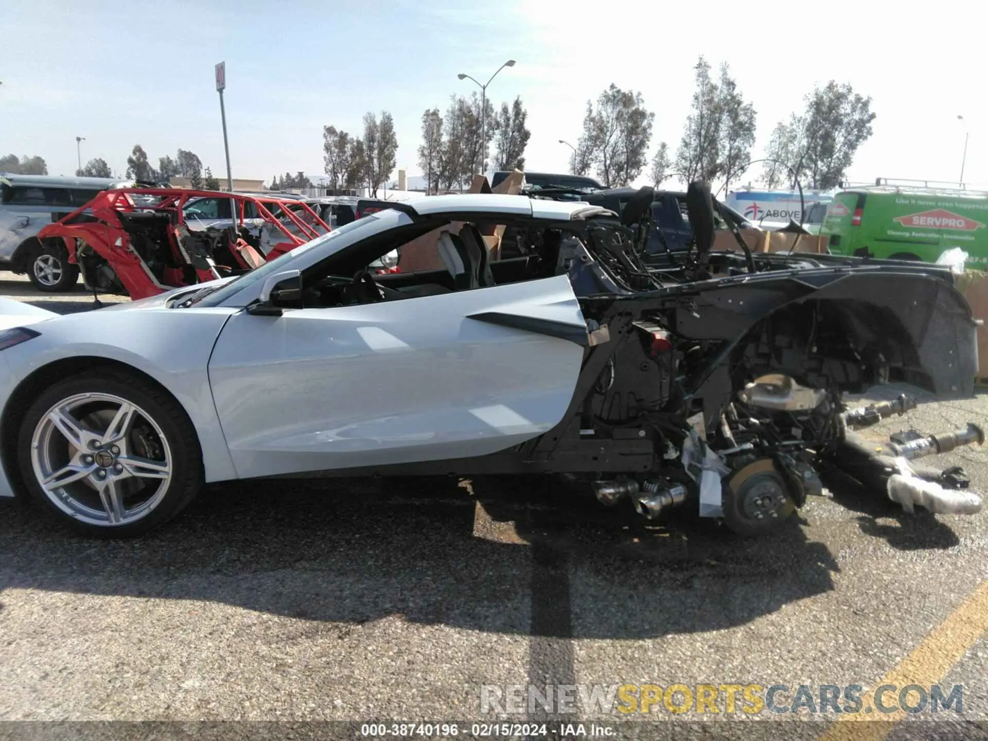15 Photograph of a damaged car 1G1Y73D48L5118617 CHEVROLET CORVETTE STINGRAY 2020