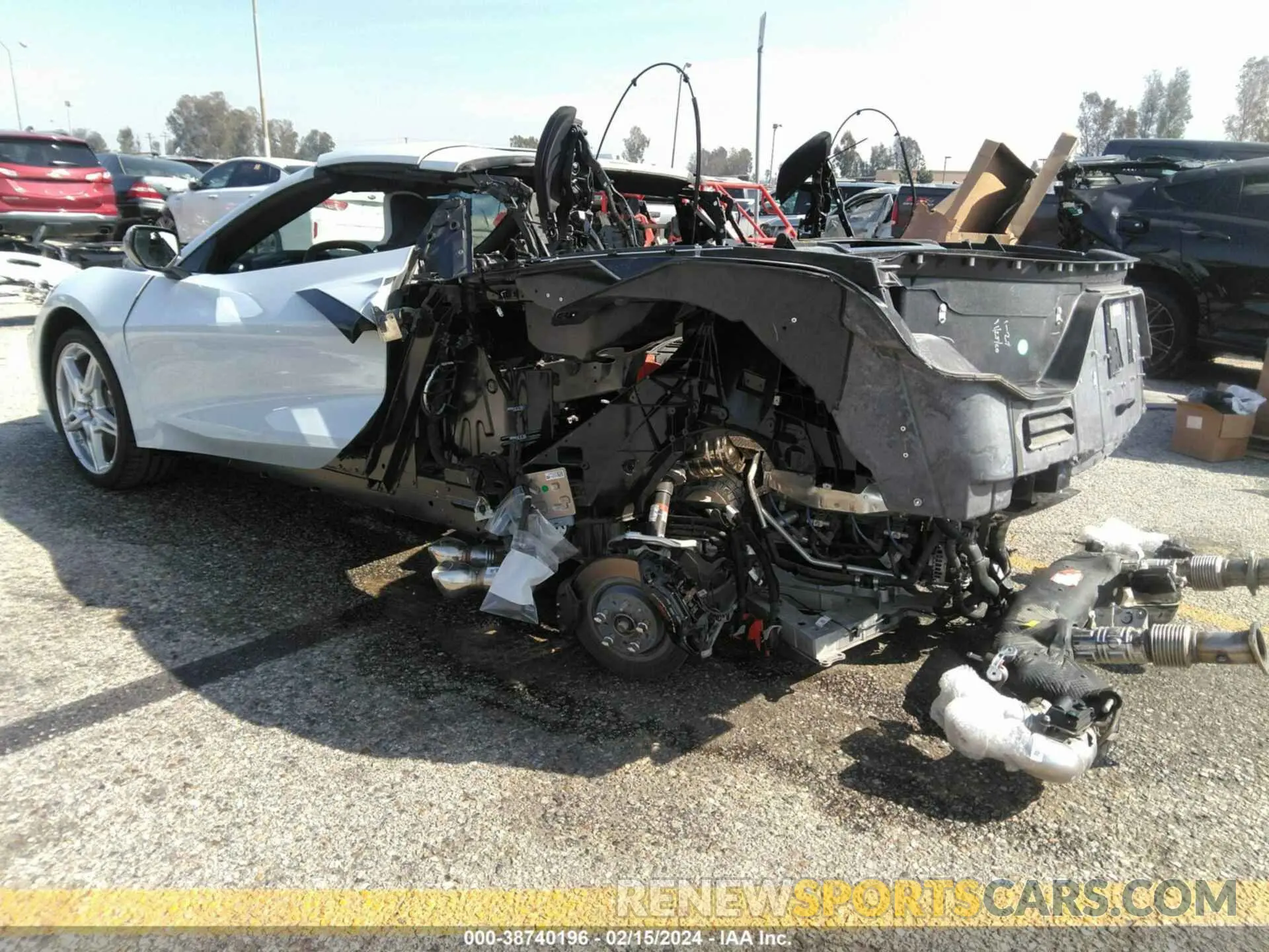 3 Photograph of a damaged car 1G1Y73D48L5118617 CHEVROLET CORVETTE STINGRAY 2020