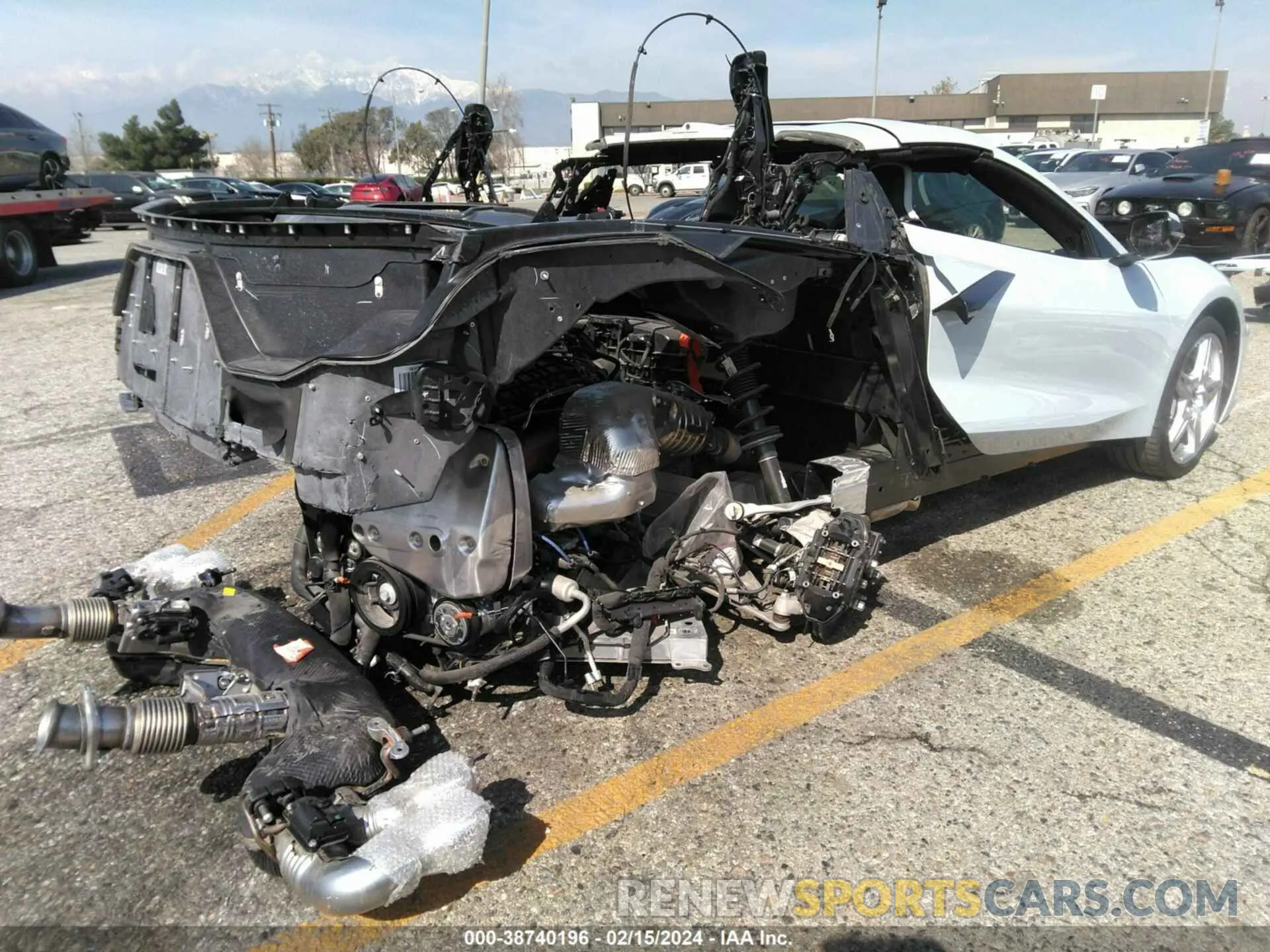 4 Photograph of a damaged car 1G1Y73D48L5118617 CHEVROLET CORVETTE STINGRAY 2020