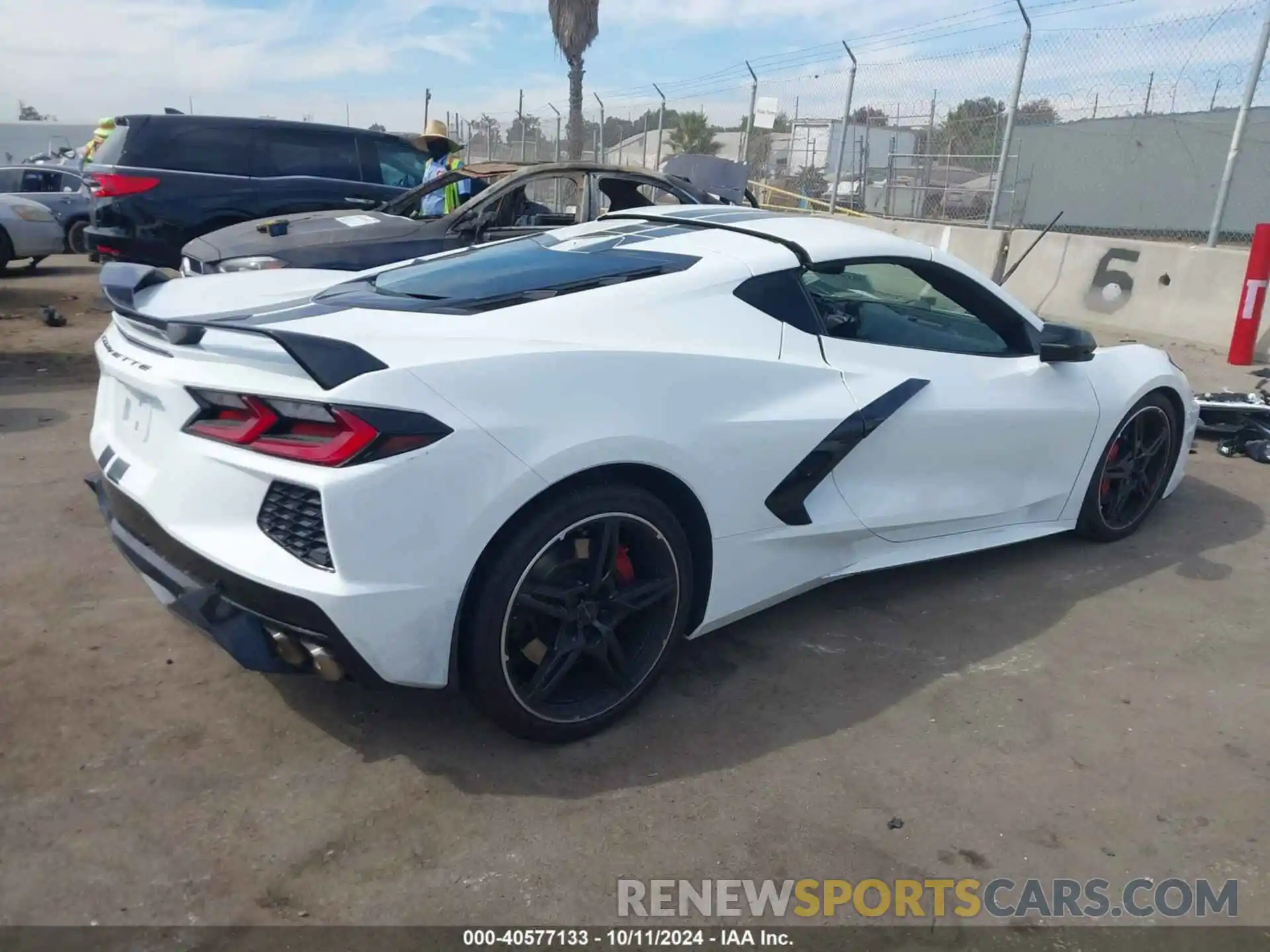 4 Photograph of a damaged car 1G1Y82D40L5109949 CHEVROLET CORVETTE STINGRAY 2020