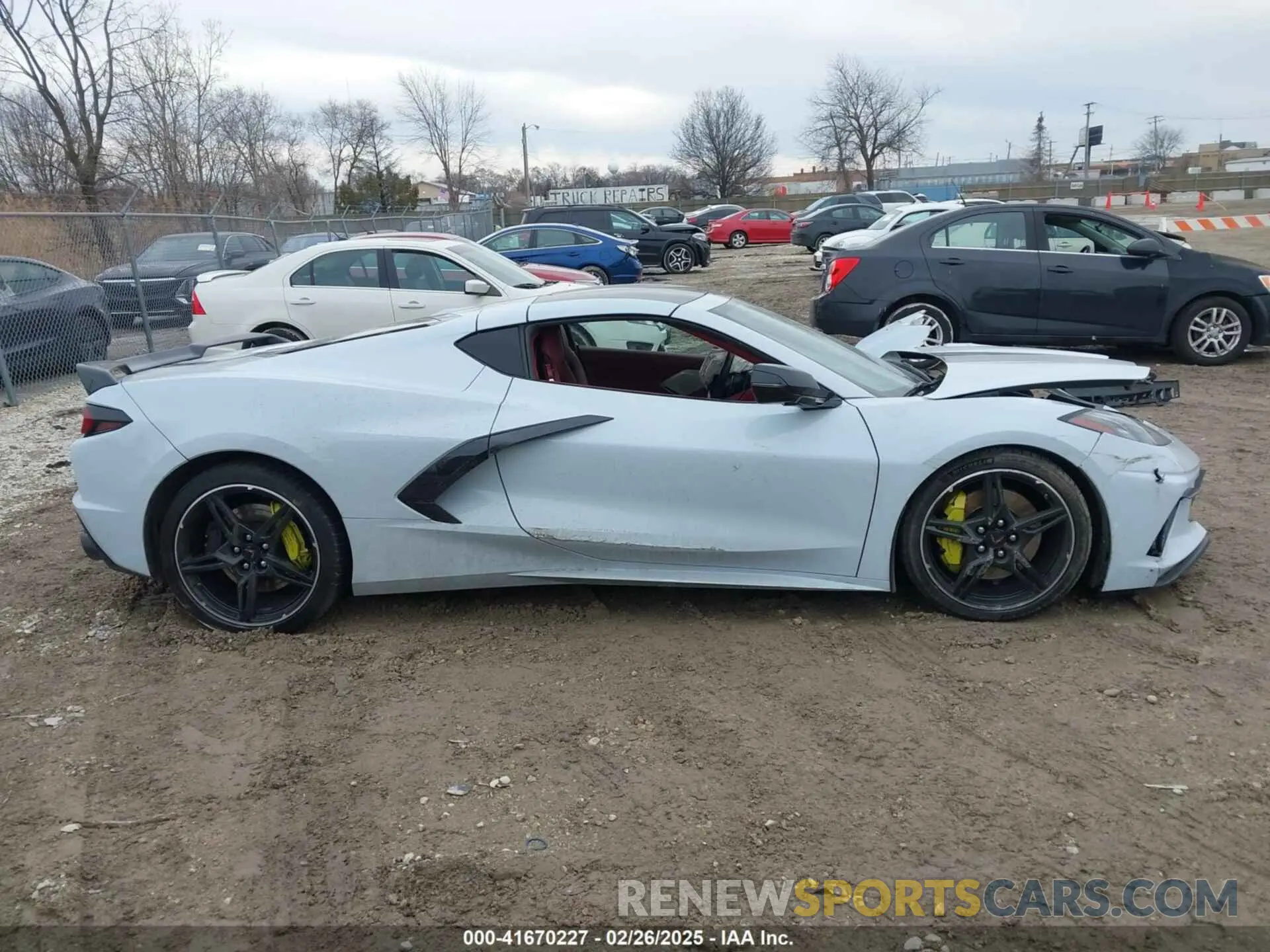 13 Photograph of a damaged car 1G1Y82D40L5110857 CHEVROLET CORVETTE STINGRAY 2020