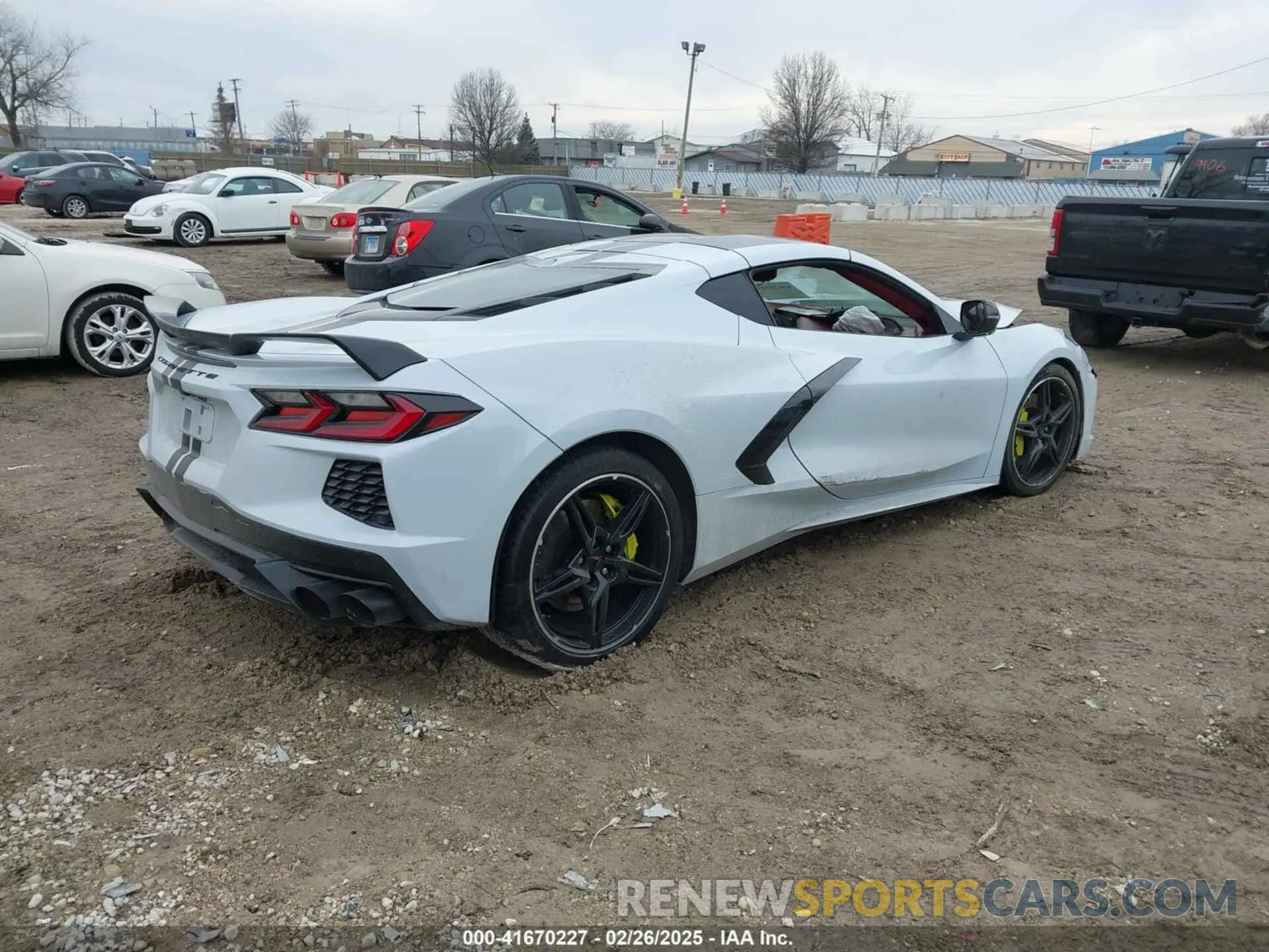 4 Photograph of a damaged car 1G1Y82D40L5110857 CHEVROLET CORVETTE STINGRAY 2020