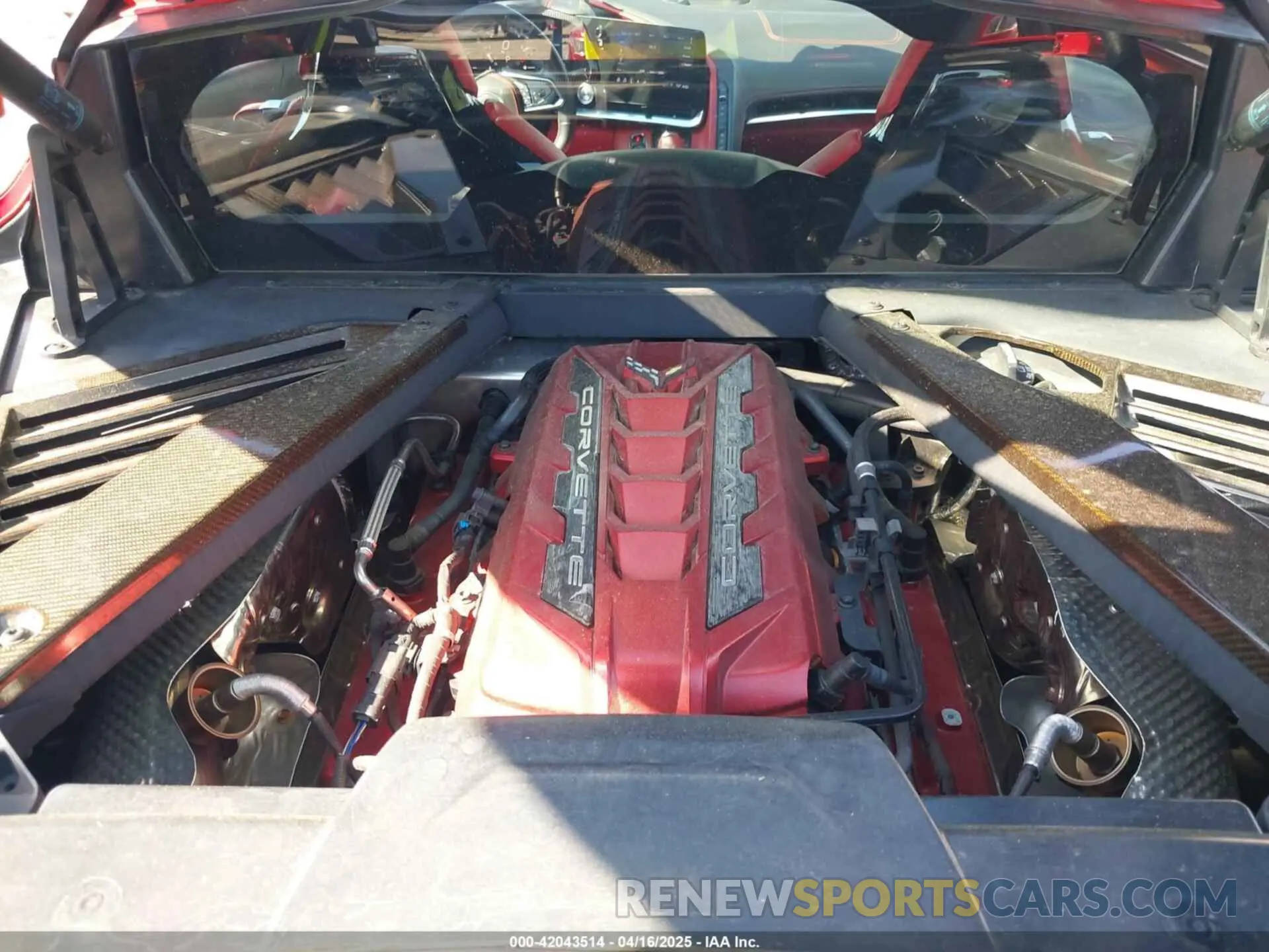 10 Photograph of a damaged car 1G1Y82D41L5107109 CHEVROLET CORVETTE STINGRAY 2020