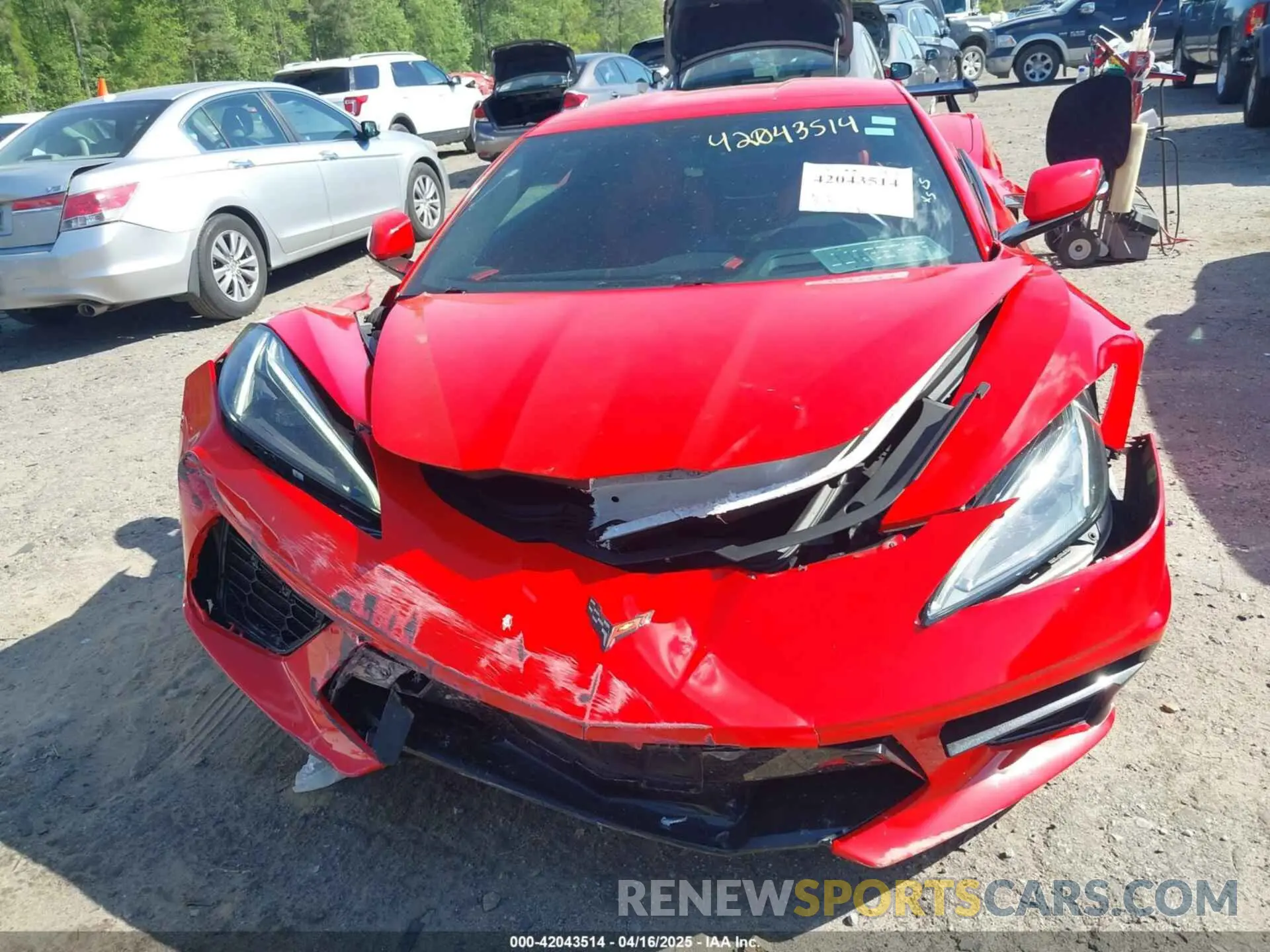 12 Photograph of a damaged car 1G1Y82D41L5107109 CHEVROLET CORVETTE STINGRAY 2020