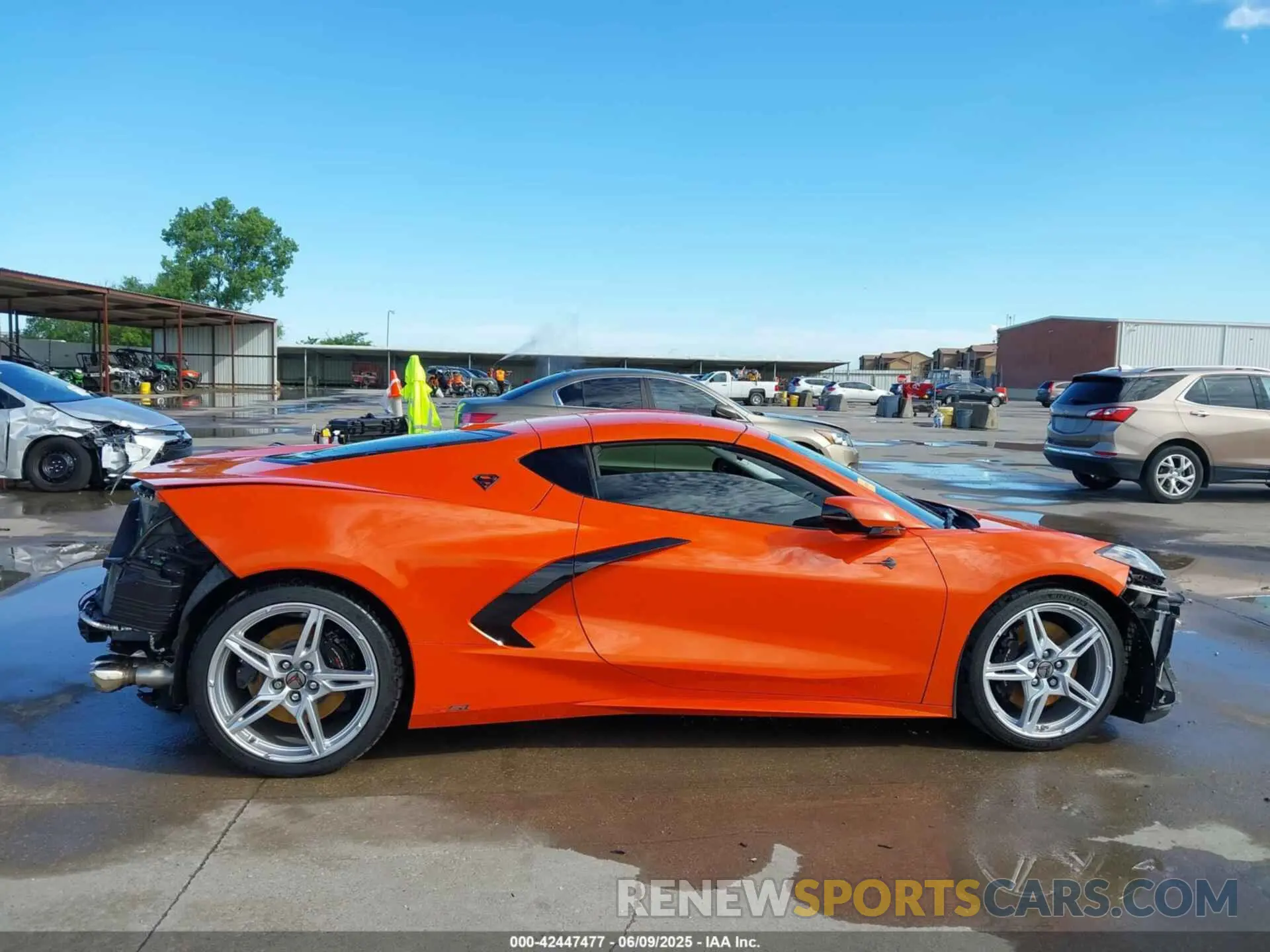 14 Photograph of a damaged car 1G1Y82D46L5105548 CHEVROLET CORVETTE STINGRAY 2020