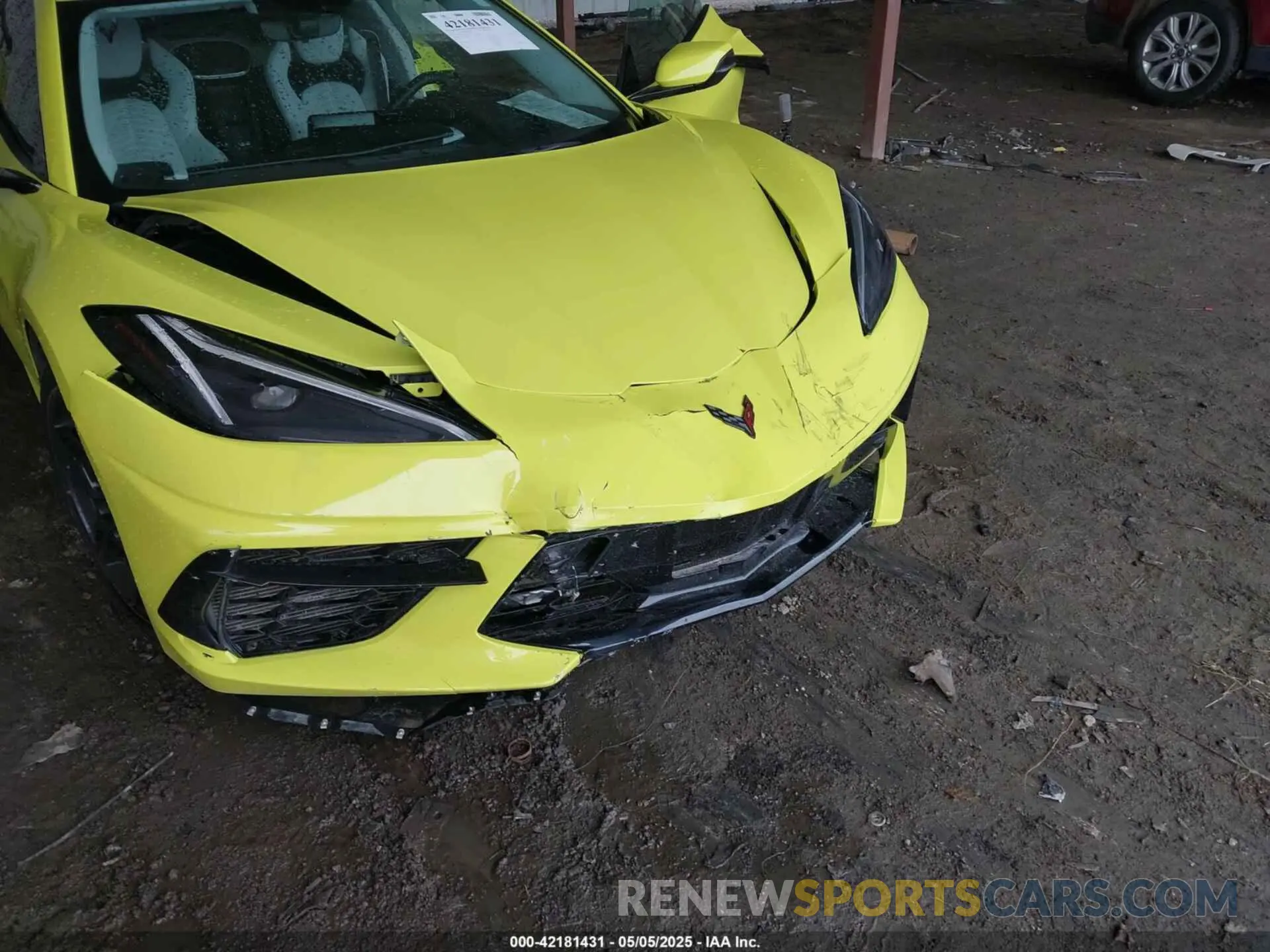 6 Photograph of a damaged car 1G1Y82D49L5111795 CHEVROLET CORVETTE STINGRAY 2020