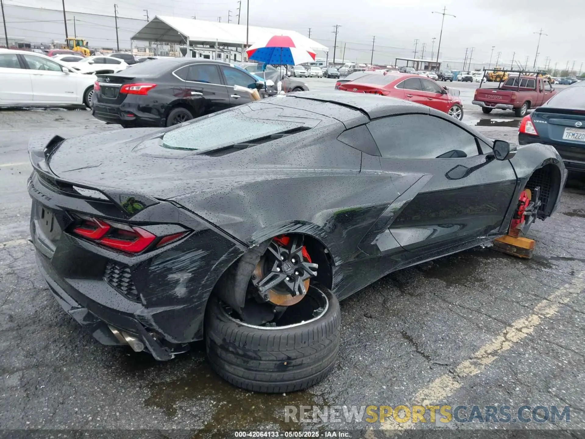 4 Photograph of a damaged car 1G1YA2D48M5123250 CHEVROLET CORVETTE STINGRAY 2021