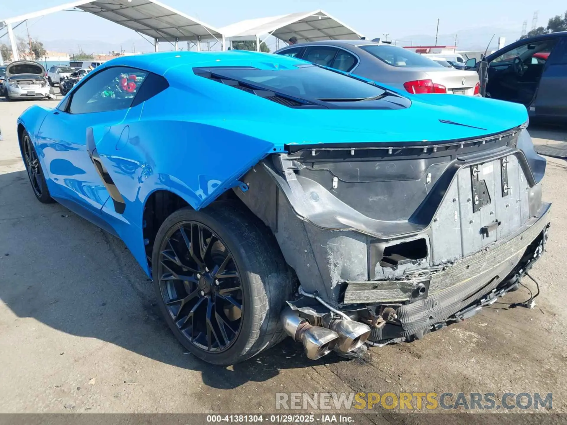 3 Photograph of a damaged car 1G1YB2D44M5101758 CHEVROLET CORVETTE STINGRAY 2021