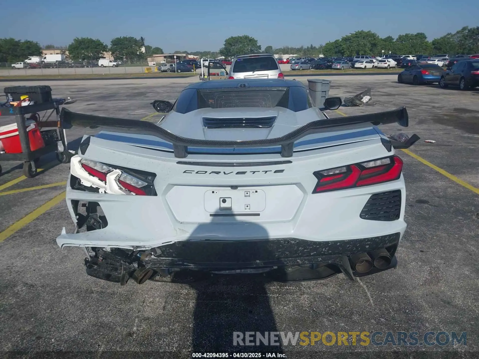 16 Photograph of a damaged car 1G1YB3D44M5107033 CHEVROLET CORVETTE STINGRAY 2021