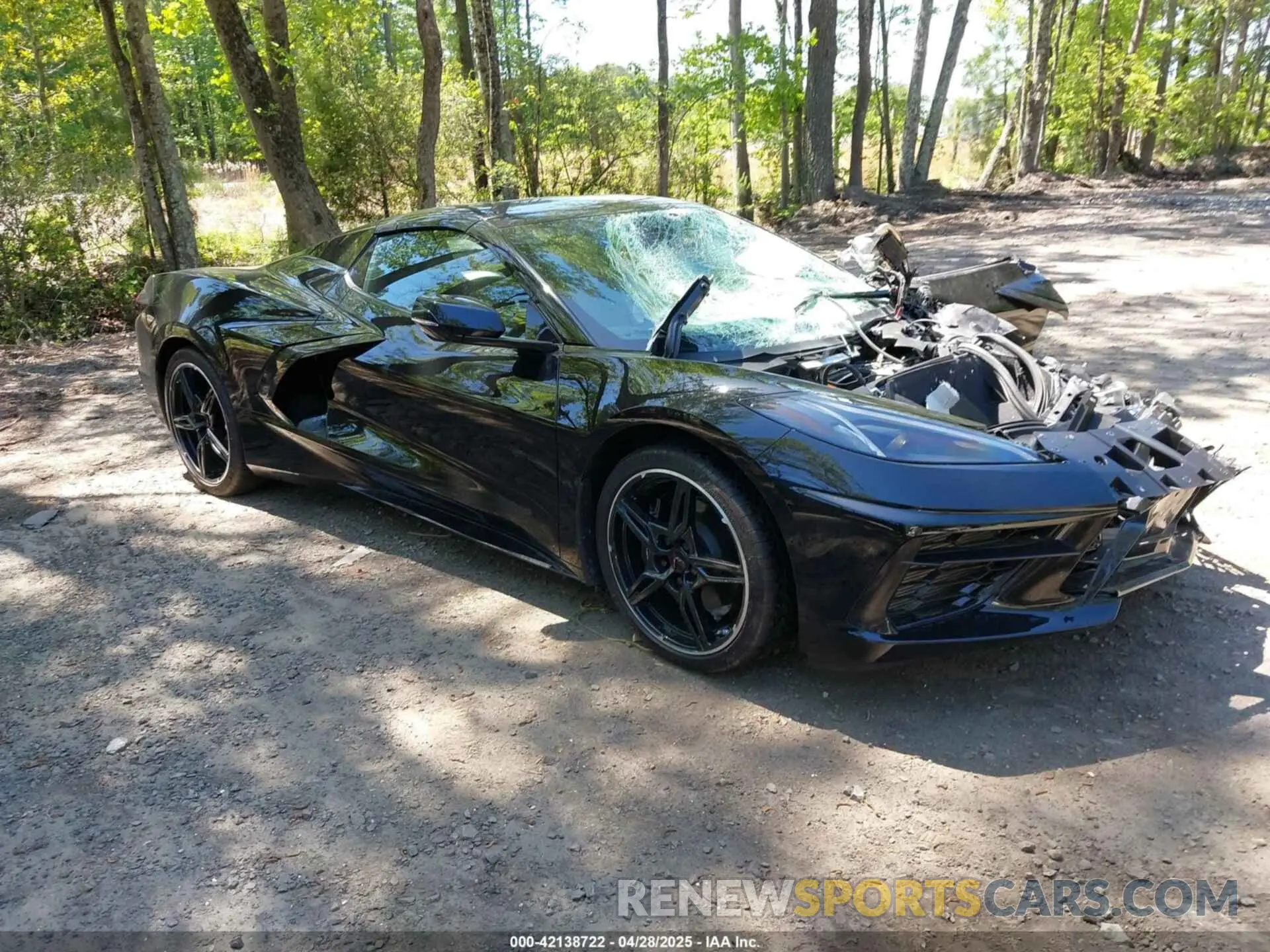 1 Photograph of a damaged car 1G1YB3D4XM5124435 CHEVROLET CORVETTE STINGRAY 2021