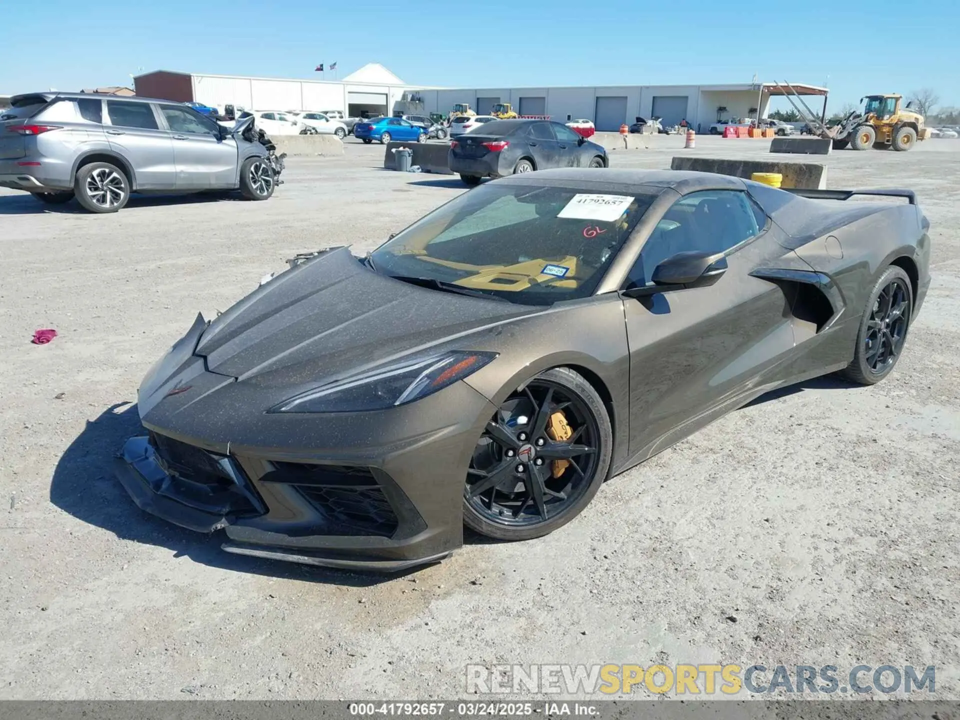 2 Photograph of a damaged car 1G1YC3D42M5112499 CHEVROLET CORVETTE STINGRAY 2021