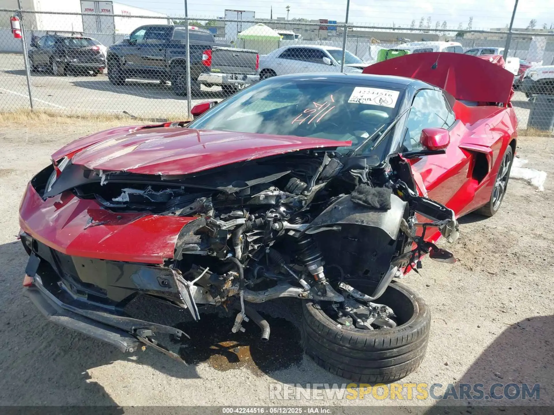 2 Photograph of a damaged car 1G1YC3D43M5119798 CHEVROLET CORVETTE STINGRAY 2021