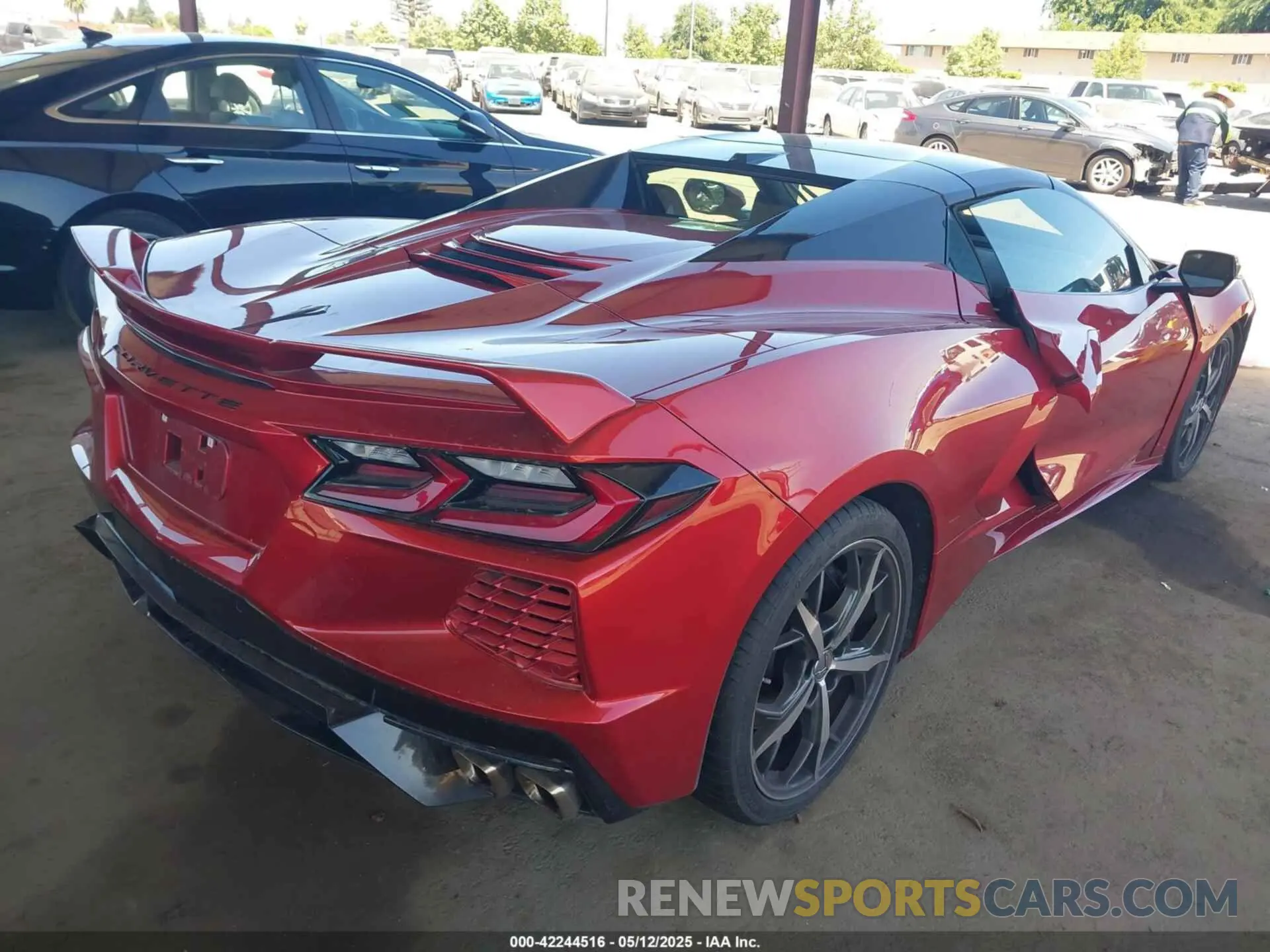 4 Photograph of a damaged car 1G1YC3D43M5119798 CHEVROLET CORVETTE STINGRAY 2021