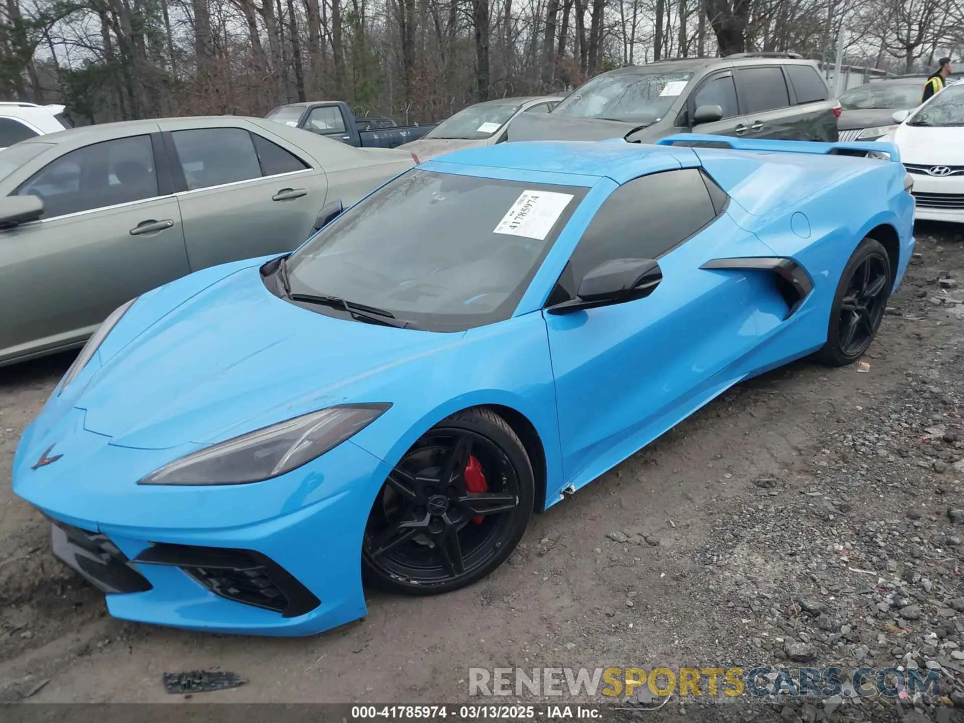 2 Photograph of a damaged car 1G1YC3D48M5115312 CHEVROLET CORVETTE STINGRAY 2021