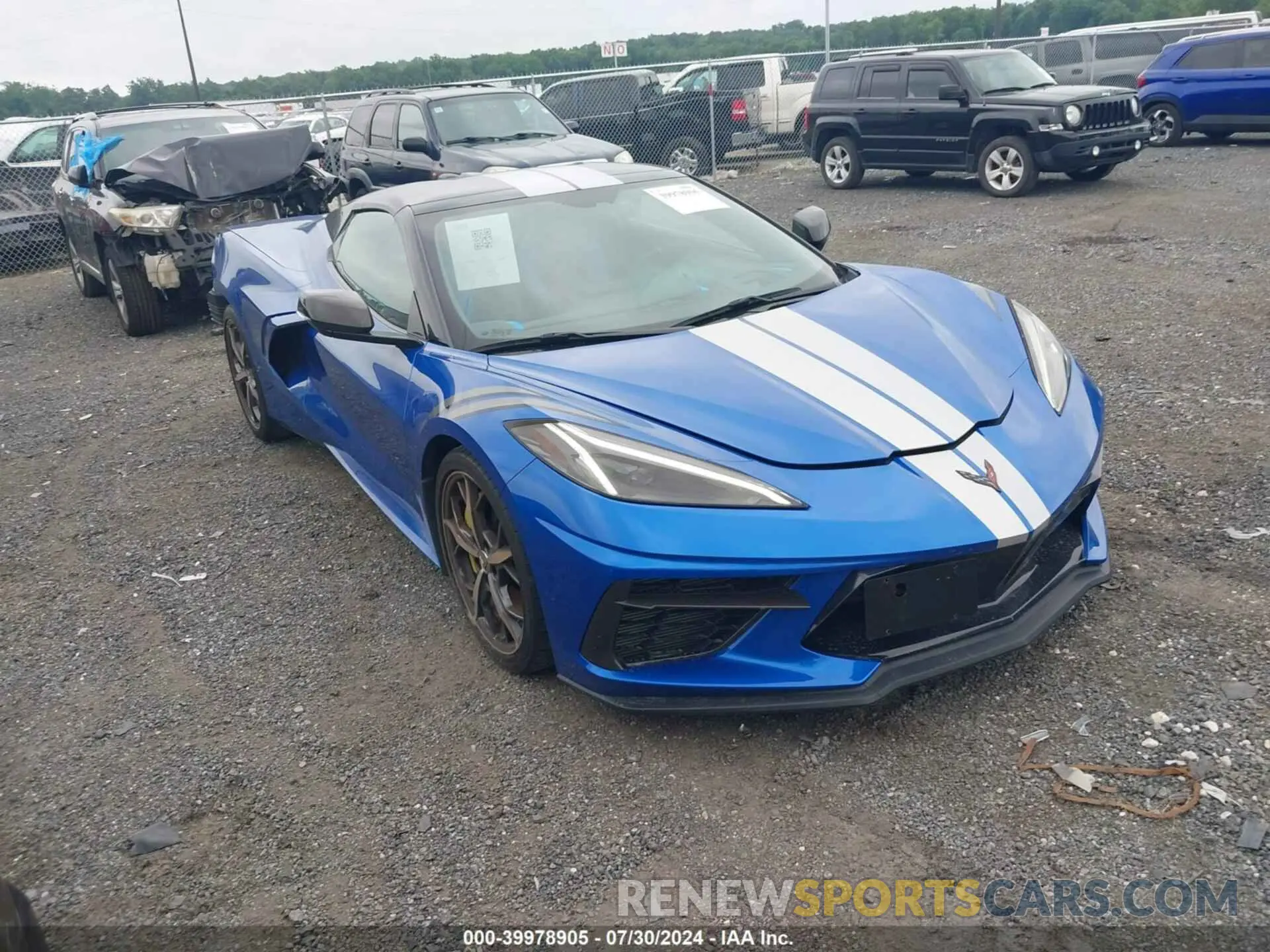 1 Photograph of a damaged car 1G1YC3D48M5117366 CHEVROLET CORVETTE STINGRAY 2021
